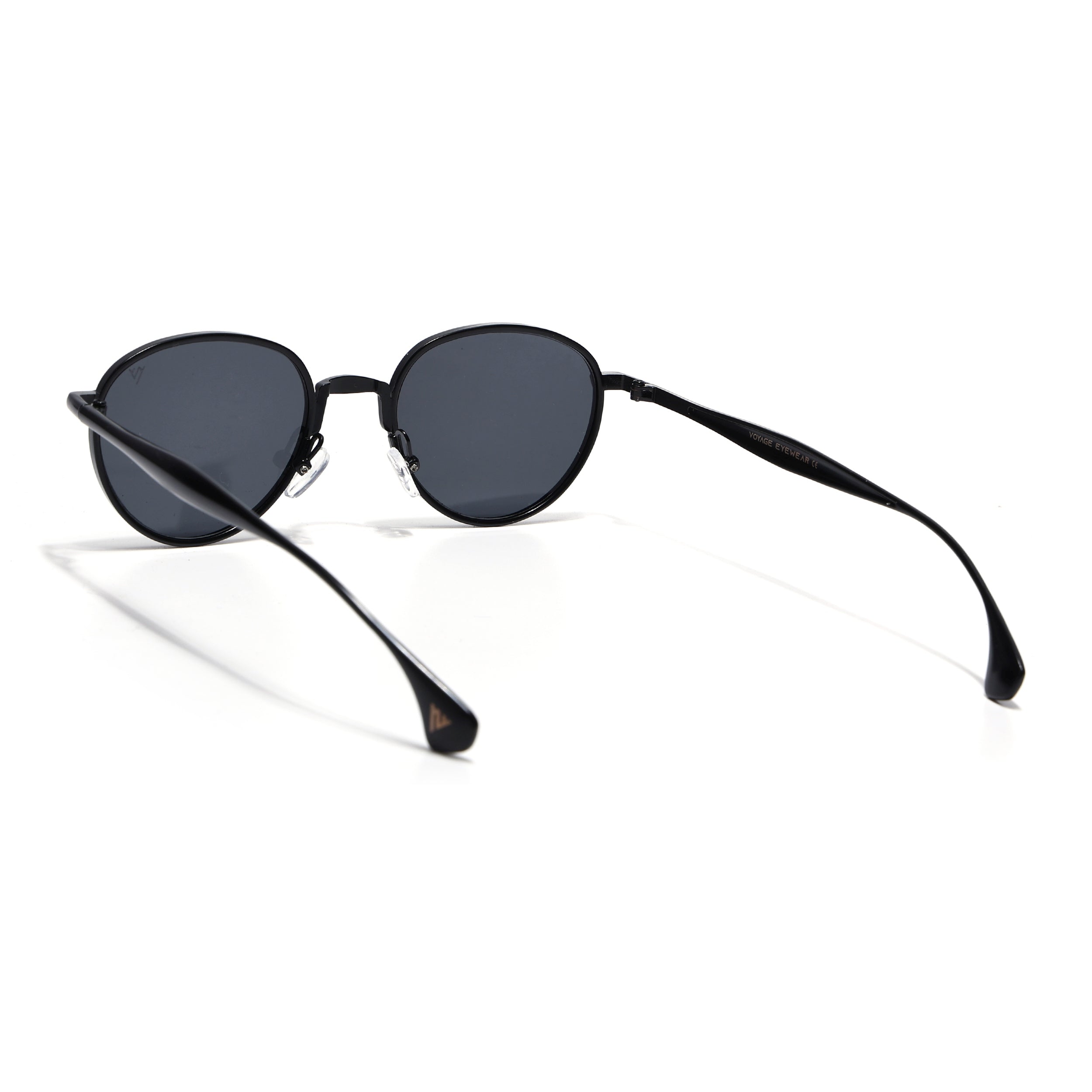 Sphere | Black Round Sunglasses | Black Lens - MG7609
