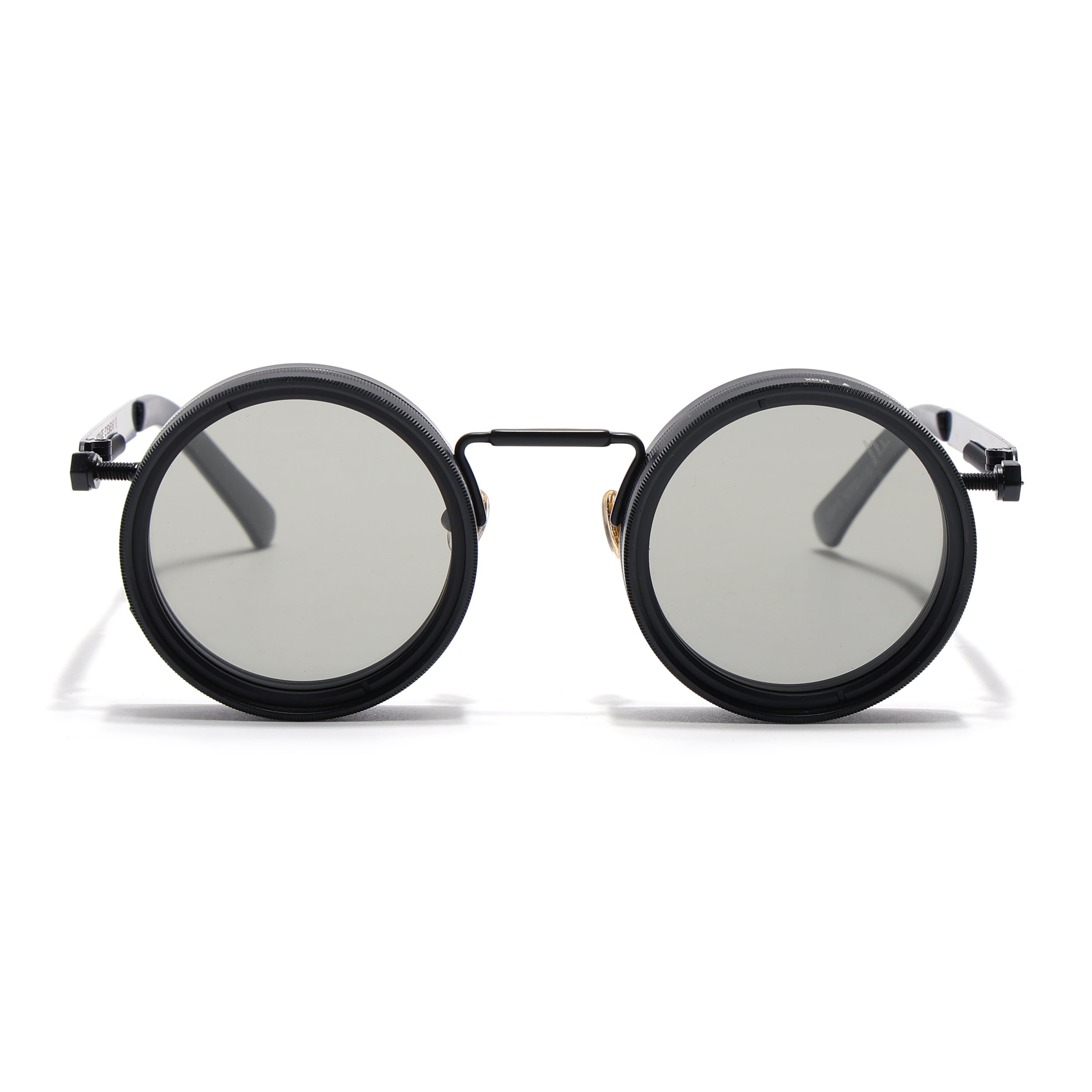 Transformer | Round Polarized Sunglasses | Black Frame - PMG6841
