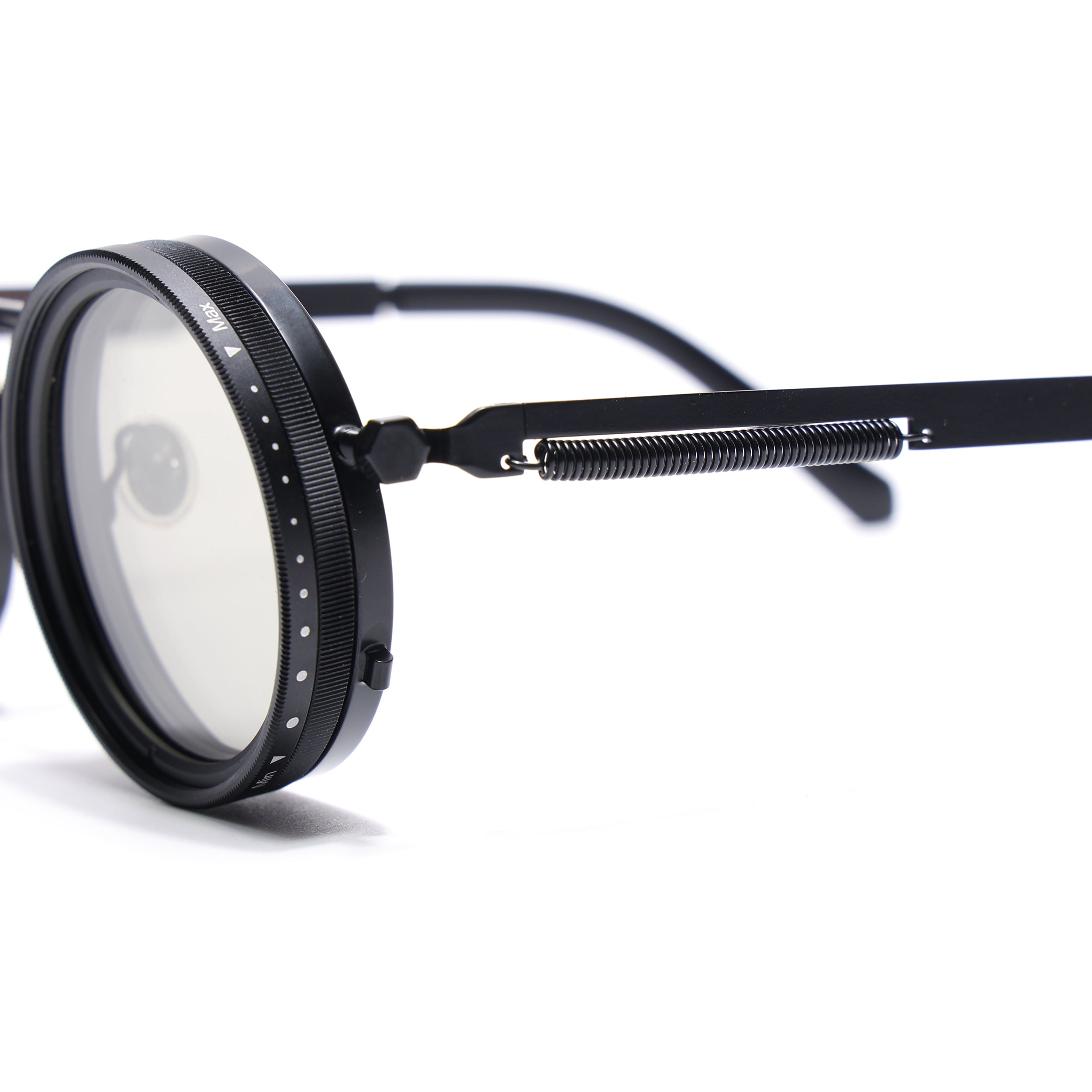 Transformer | Round Polarized Sunglasses | Black Frame - PMG6841