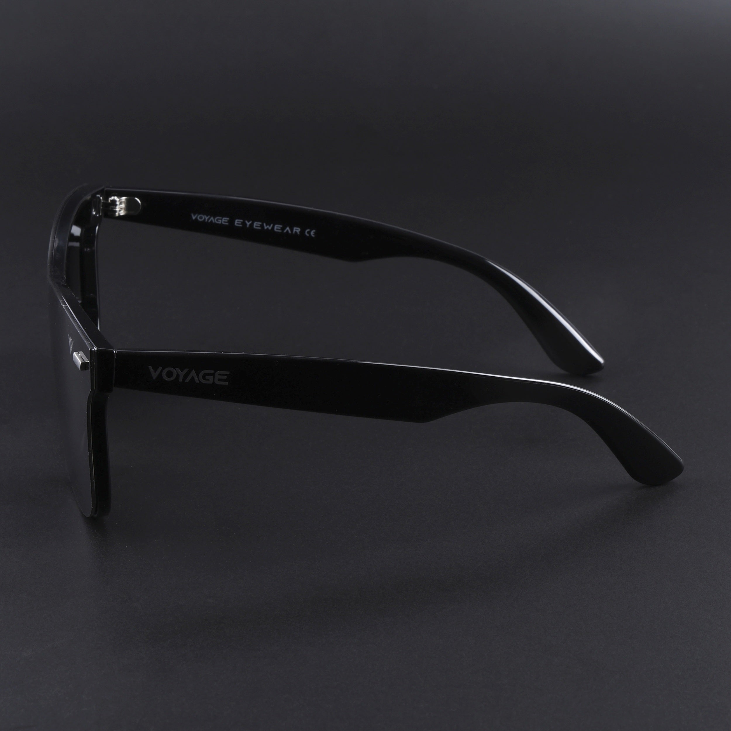 Mooze | Shine Black Polarized Wayfarer Sunglasses | PMG3979