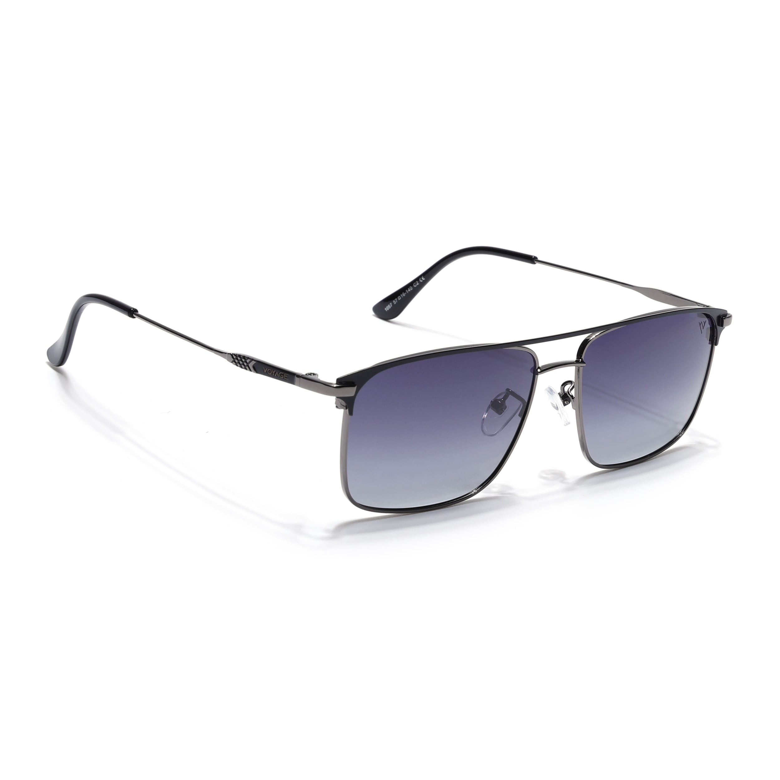 Wayfarer Polarized Sunglasses (Grey Lens | Grey Frame - PMG4985)