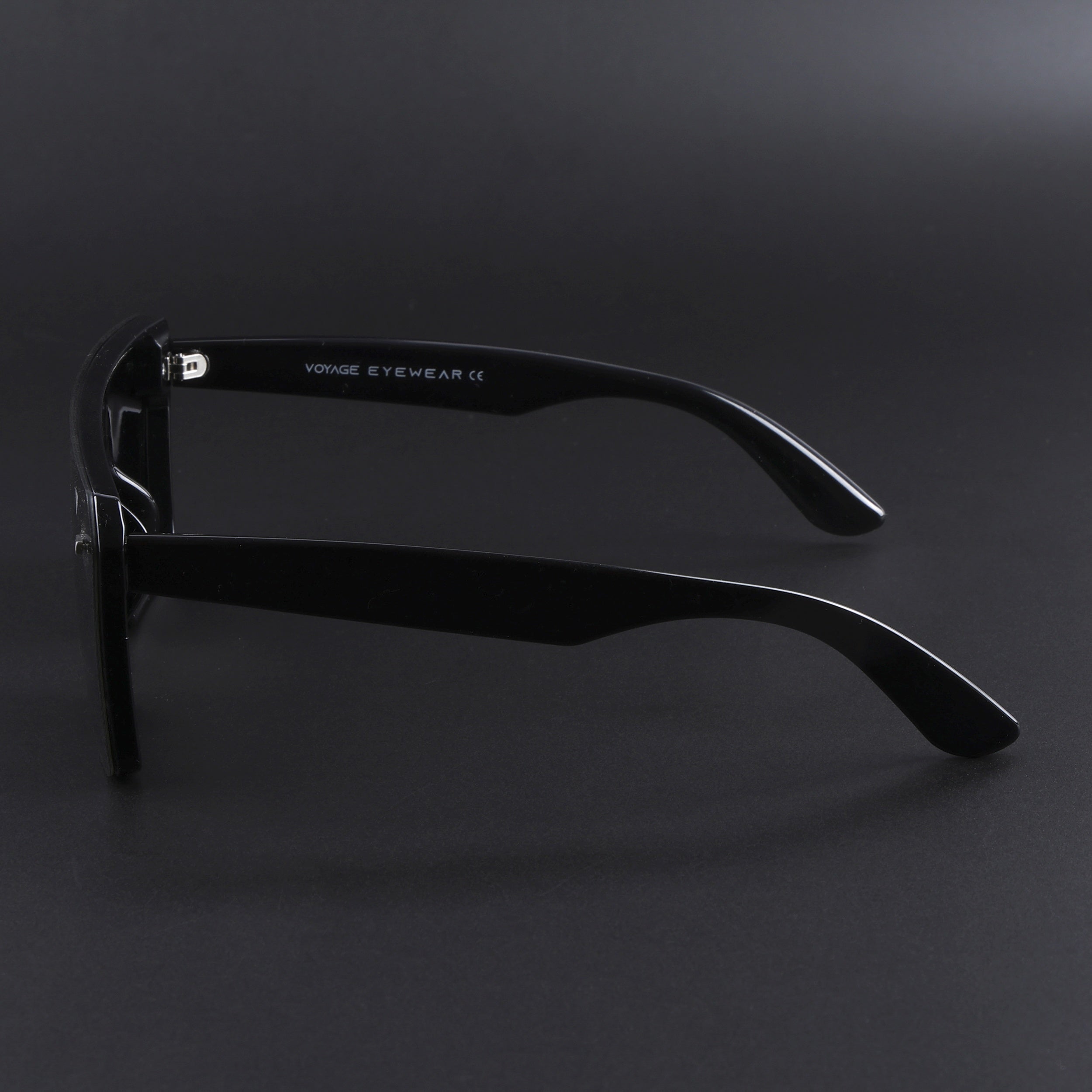 illume | Shine Black Polarized Wayfarer Sunglasses - PMG3970