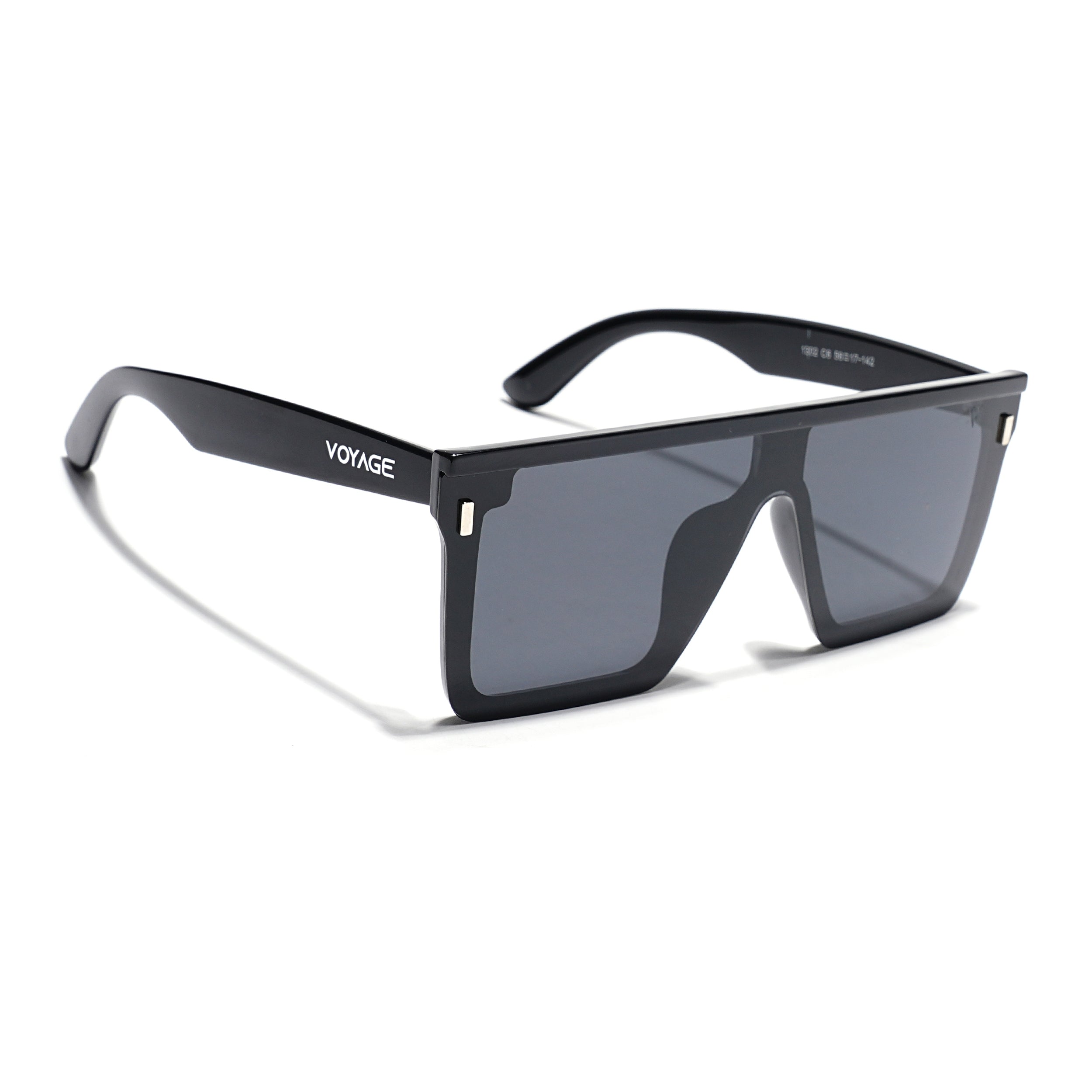 Rover | Black Polarized Wayfarer Sunglasses - PMG4574