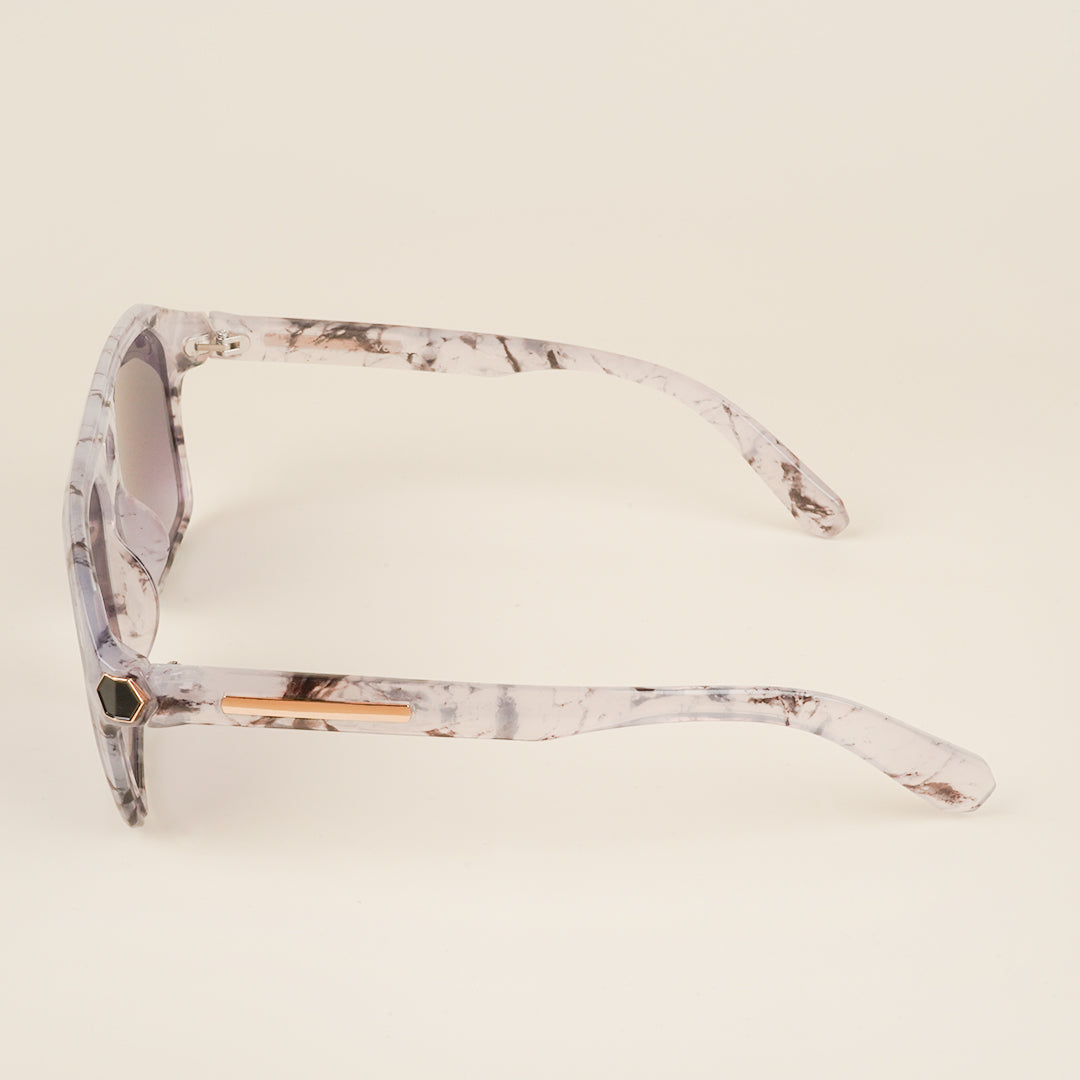 Voyage Violet & Clear Wayfarer Sunglasses for Men & Women (2343MG4100)