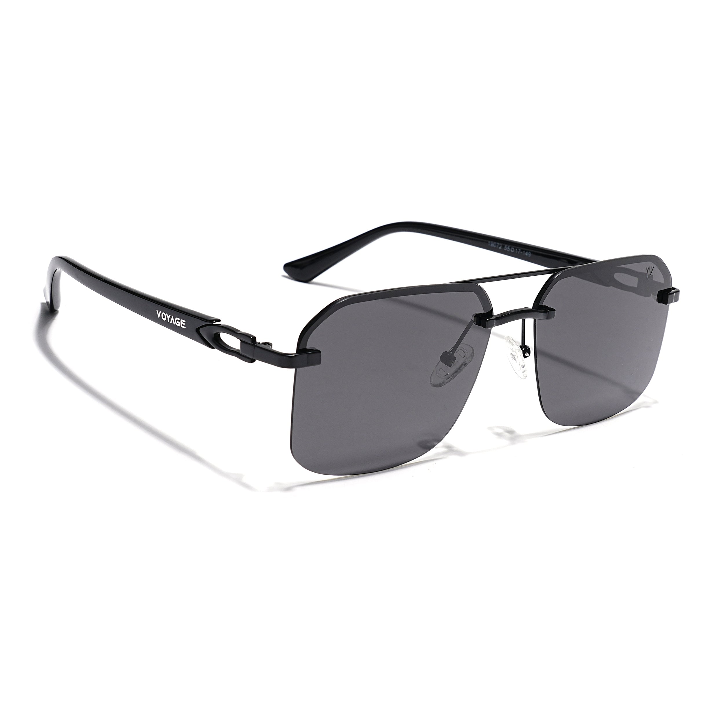 Odyssey | Black Polarized Wayfarer Sunglasses - PMG4143