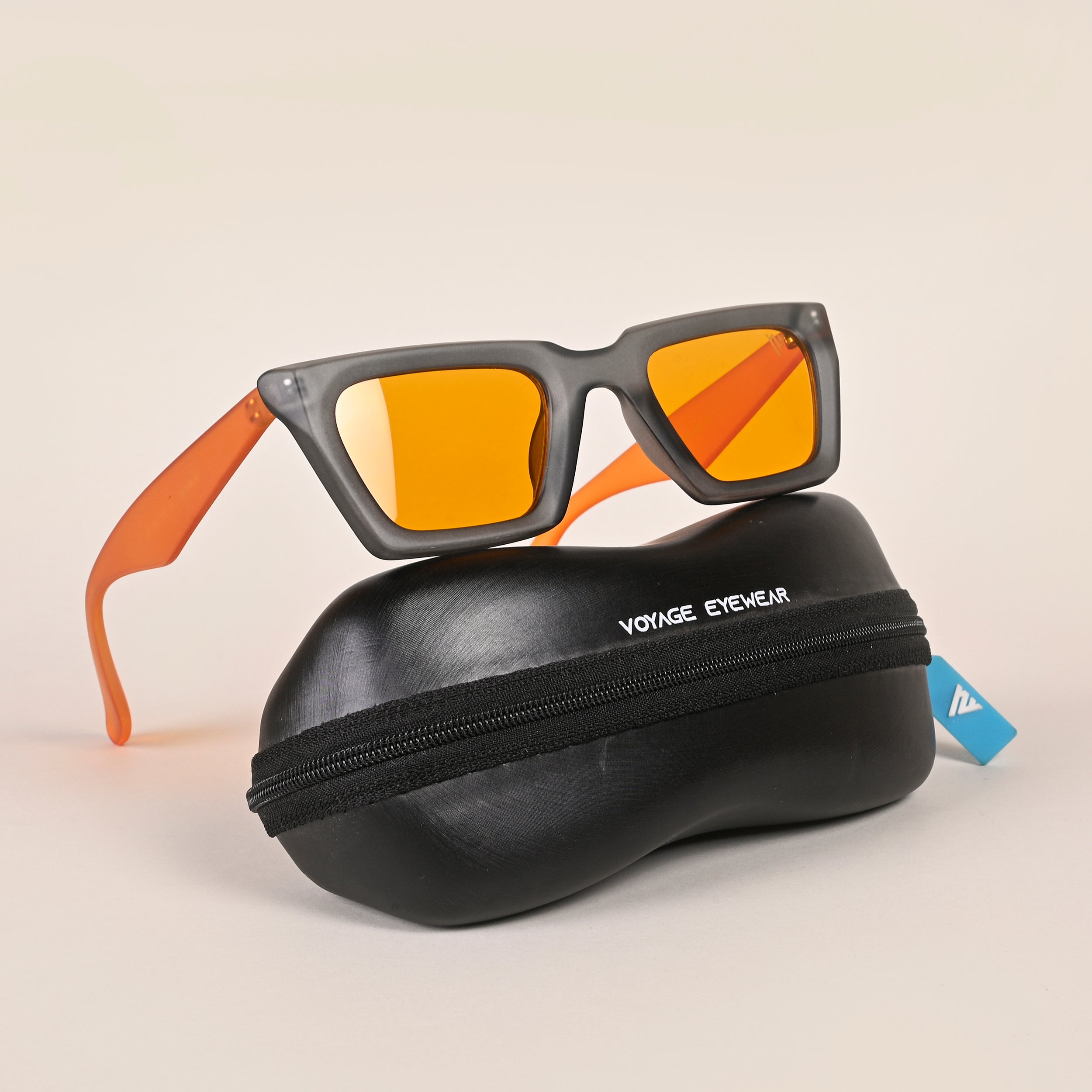 Voyage Orange Wayfarer Sunglasses for Men & Women (86632MG4123)