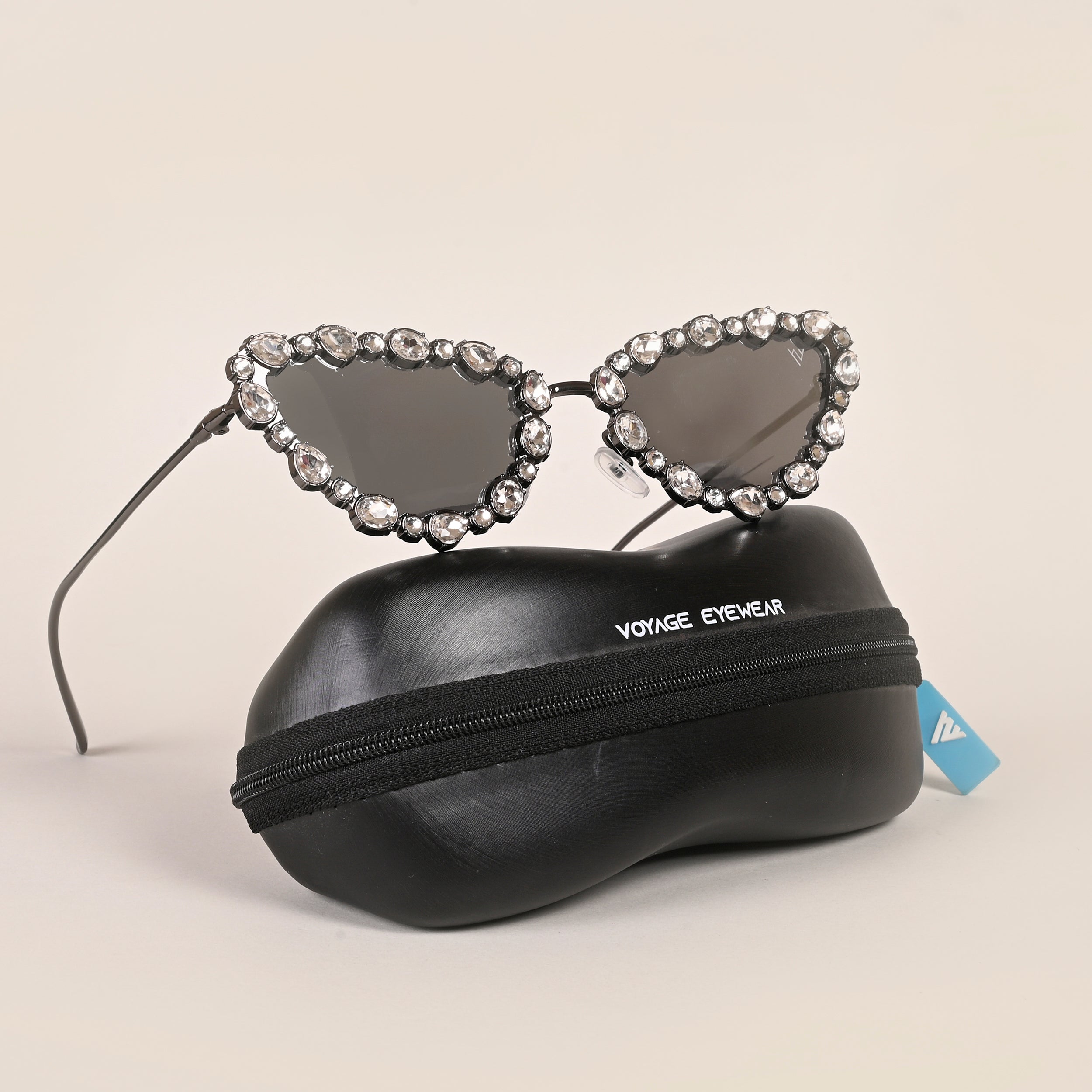Voyage Grey Cateye Sunglasses for Women (3562MG4131)