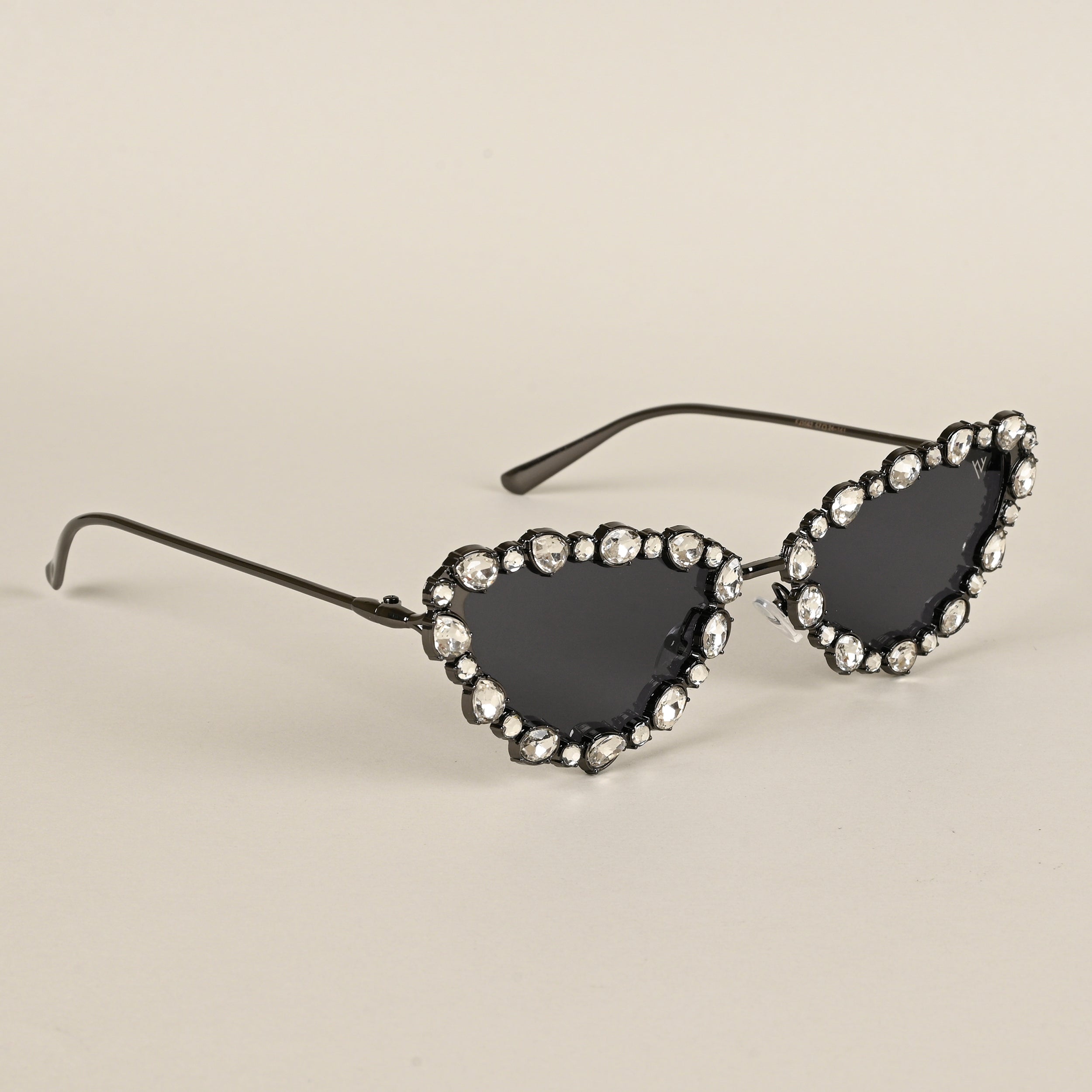 Voyage Black Cateye Sunglasses for Women (3562MG4127)