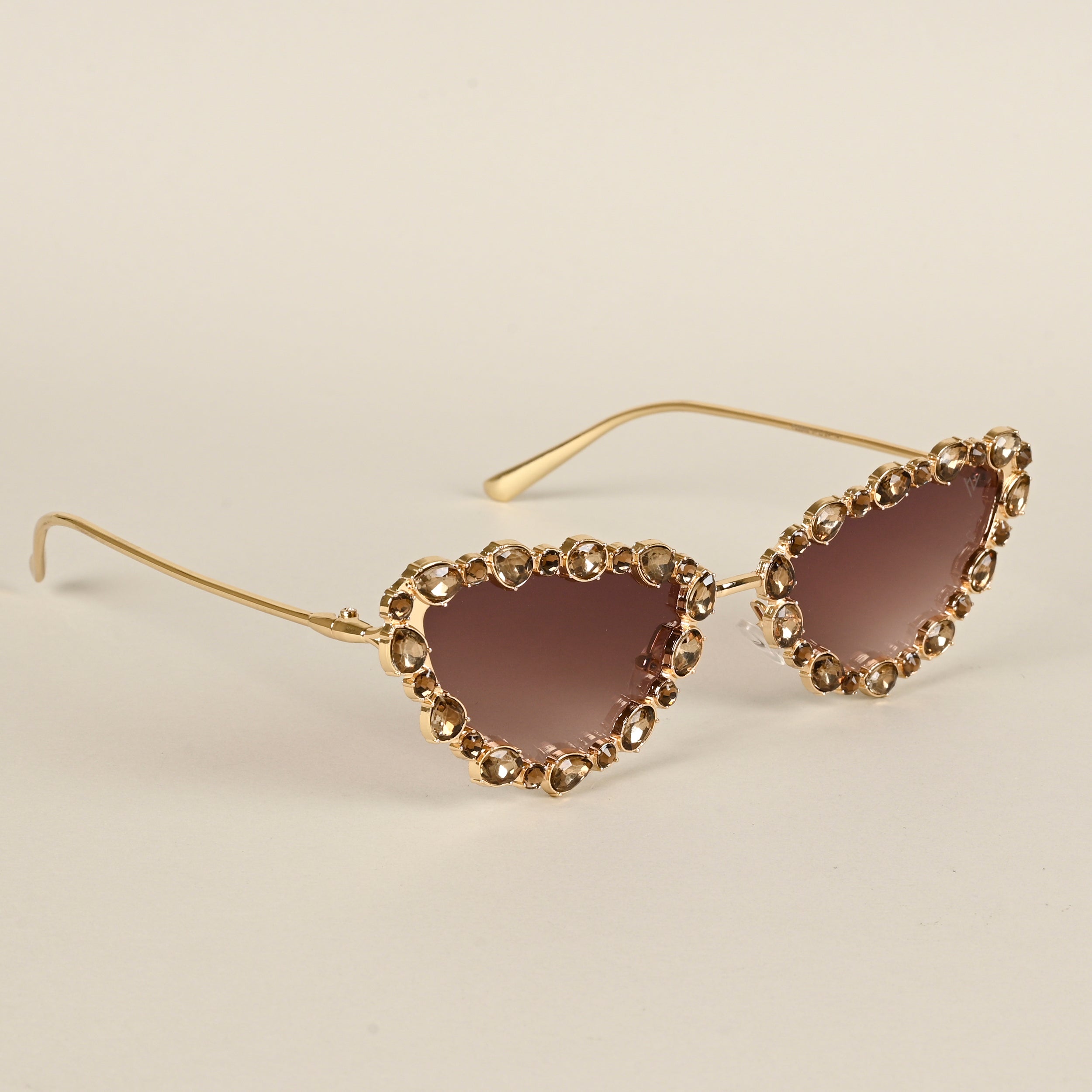 Voyage Brown Cateye Sunglasses for Women (3562MG4128)