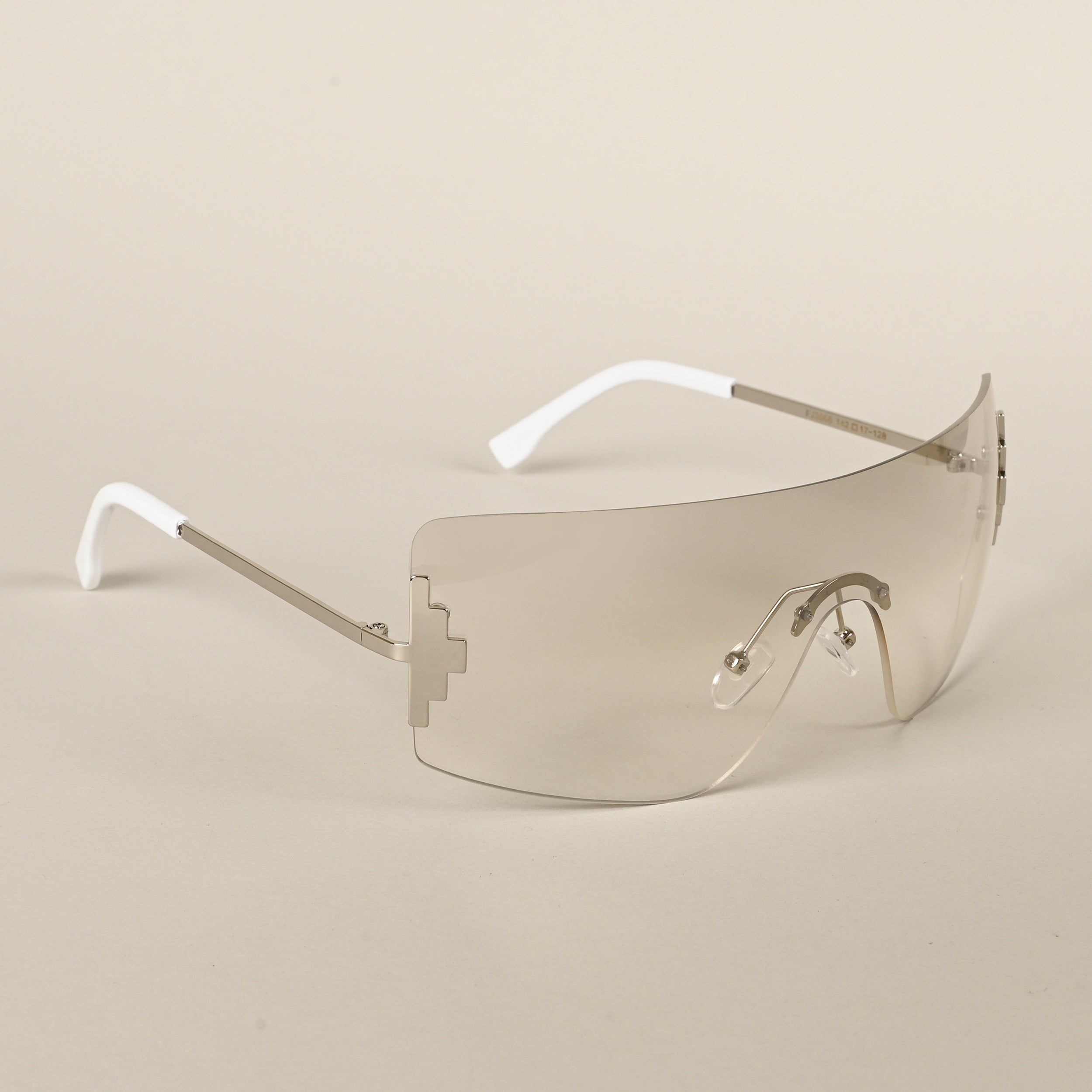 Voyage Transparent Wrap Round Sunglasses for Men & Women (3568MG4117)