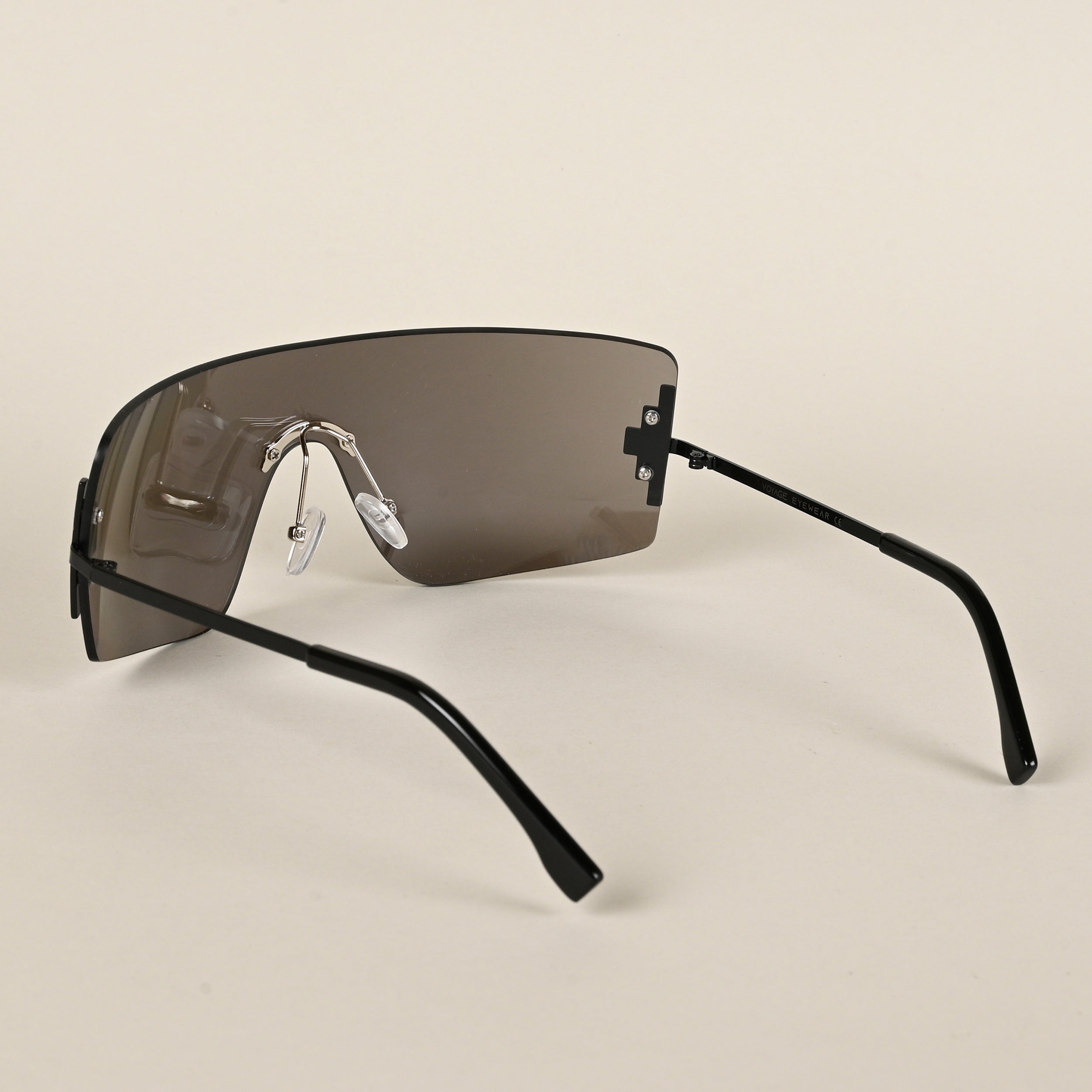 Voyage Silver Wrap Around Sunglasses for Men & Women (3568MG4119)