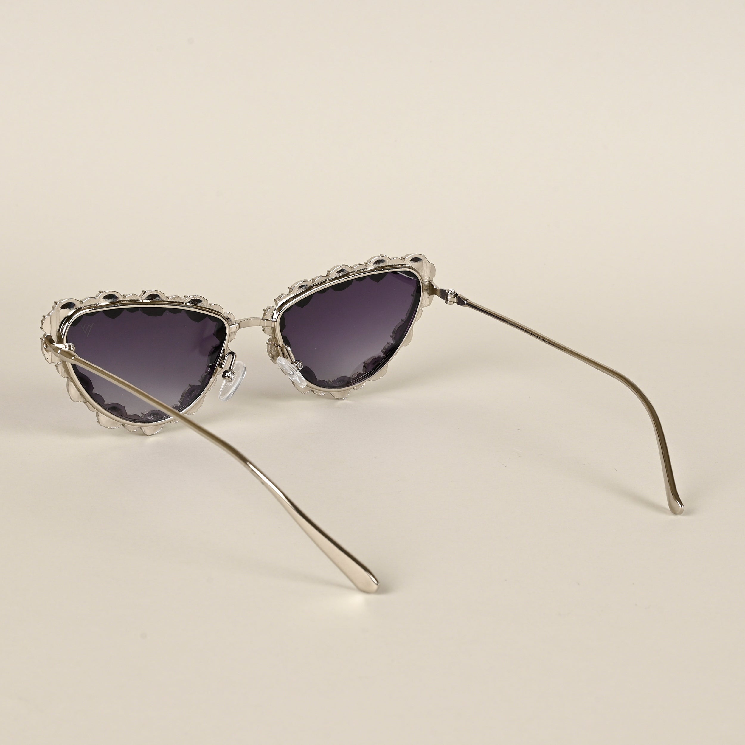 Voyage Grey & Clear Cateye Sunglasses for Women (3562MG4129)