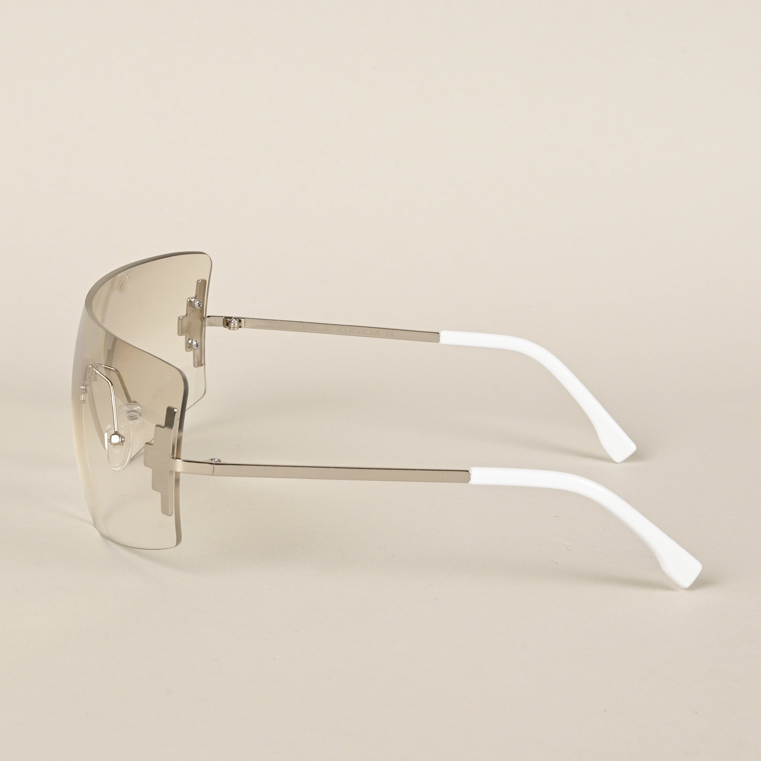 Voyage Transparent Wrap Round Sunglasses for Men & Women (3568MG4117)