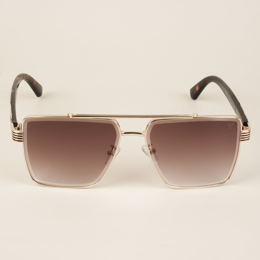 Voyage Brown & Clear Wayfarer Sunglasses for Men & Women (58237MG4176)