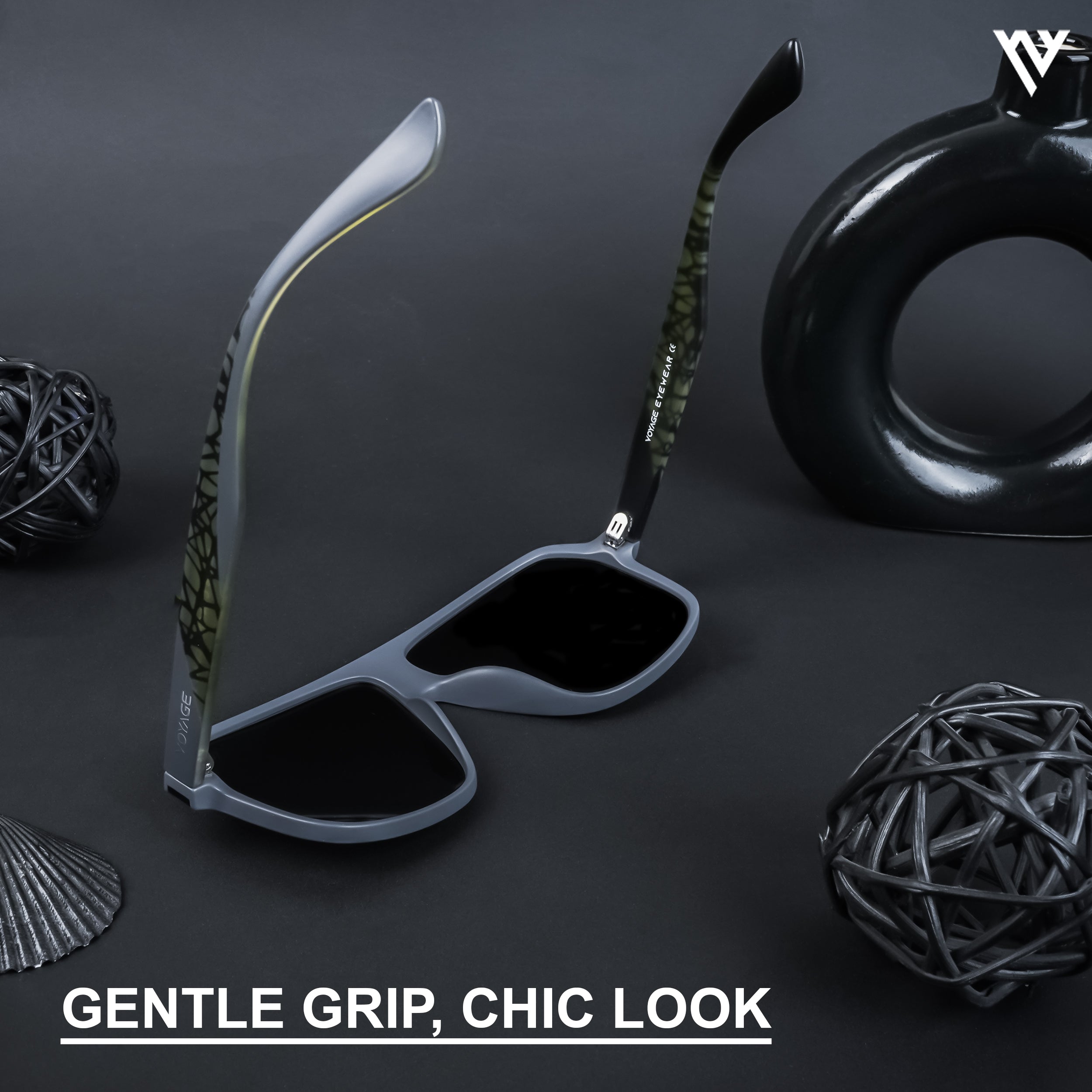 Wayfarer Green Polarized Sunglasses - PMG4575