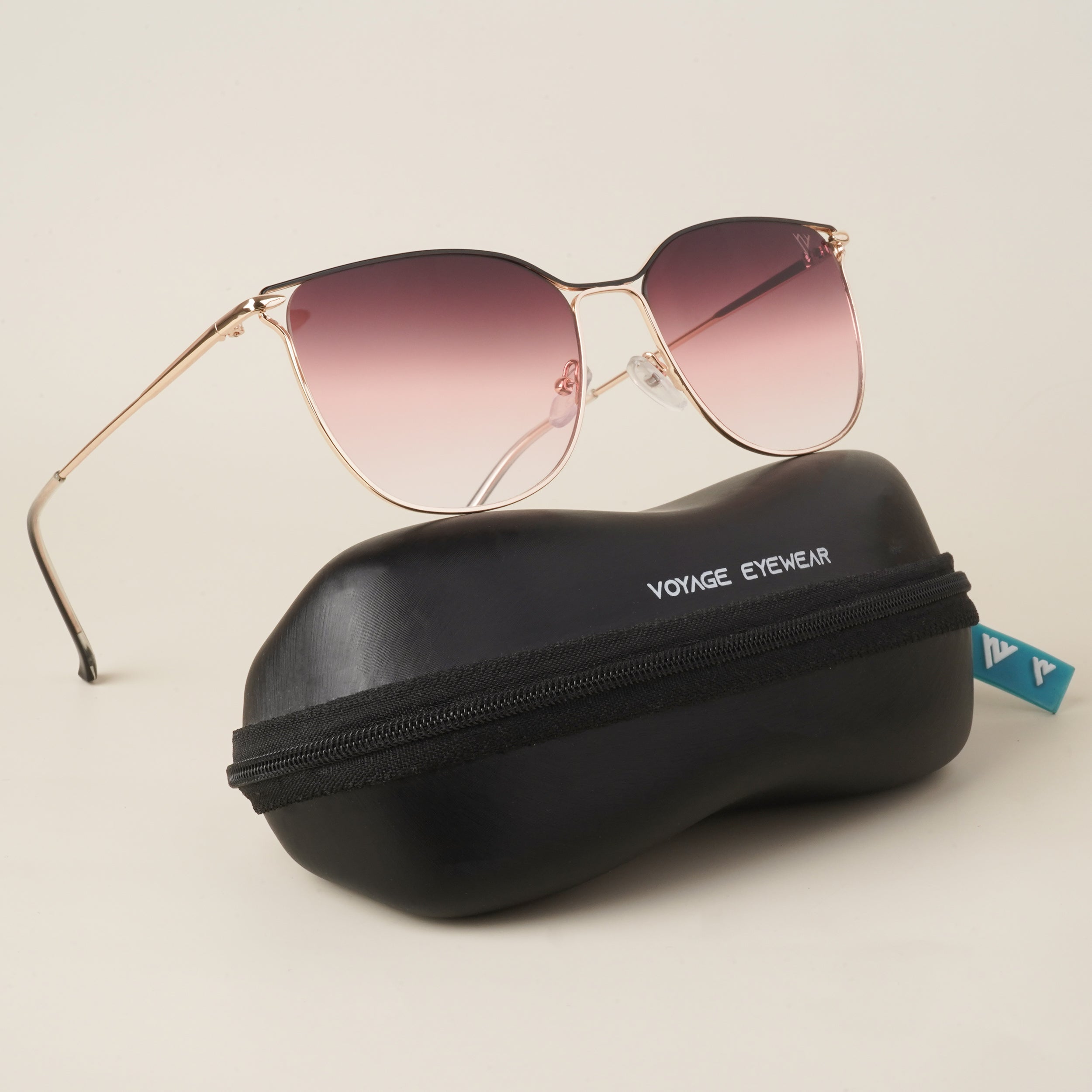 Voyage Pink Over Size Sunglasses - MG3238