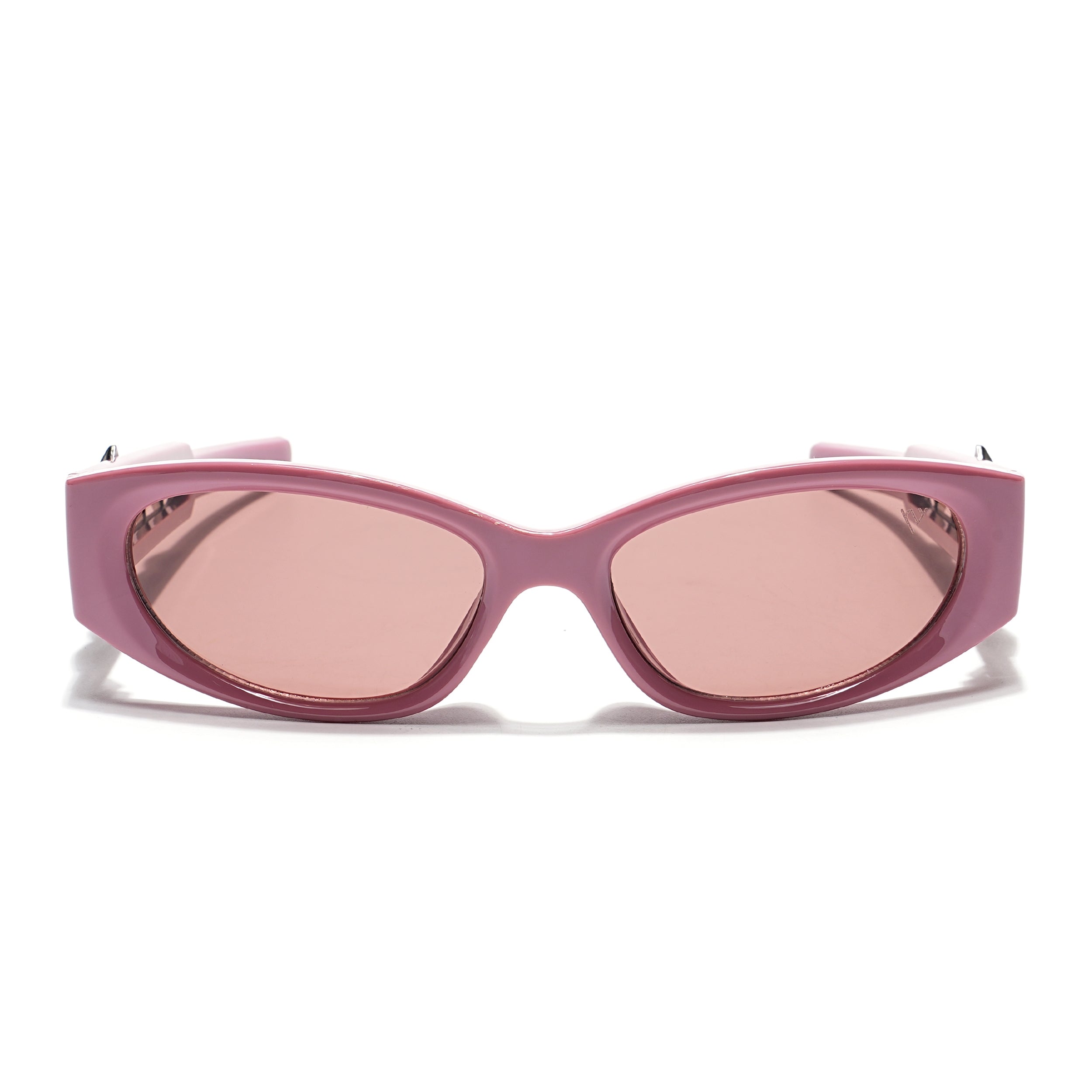 Oval Sunglasses (Brown Lens | Onion Color Frame - MG5551)