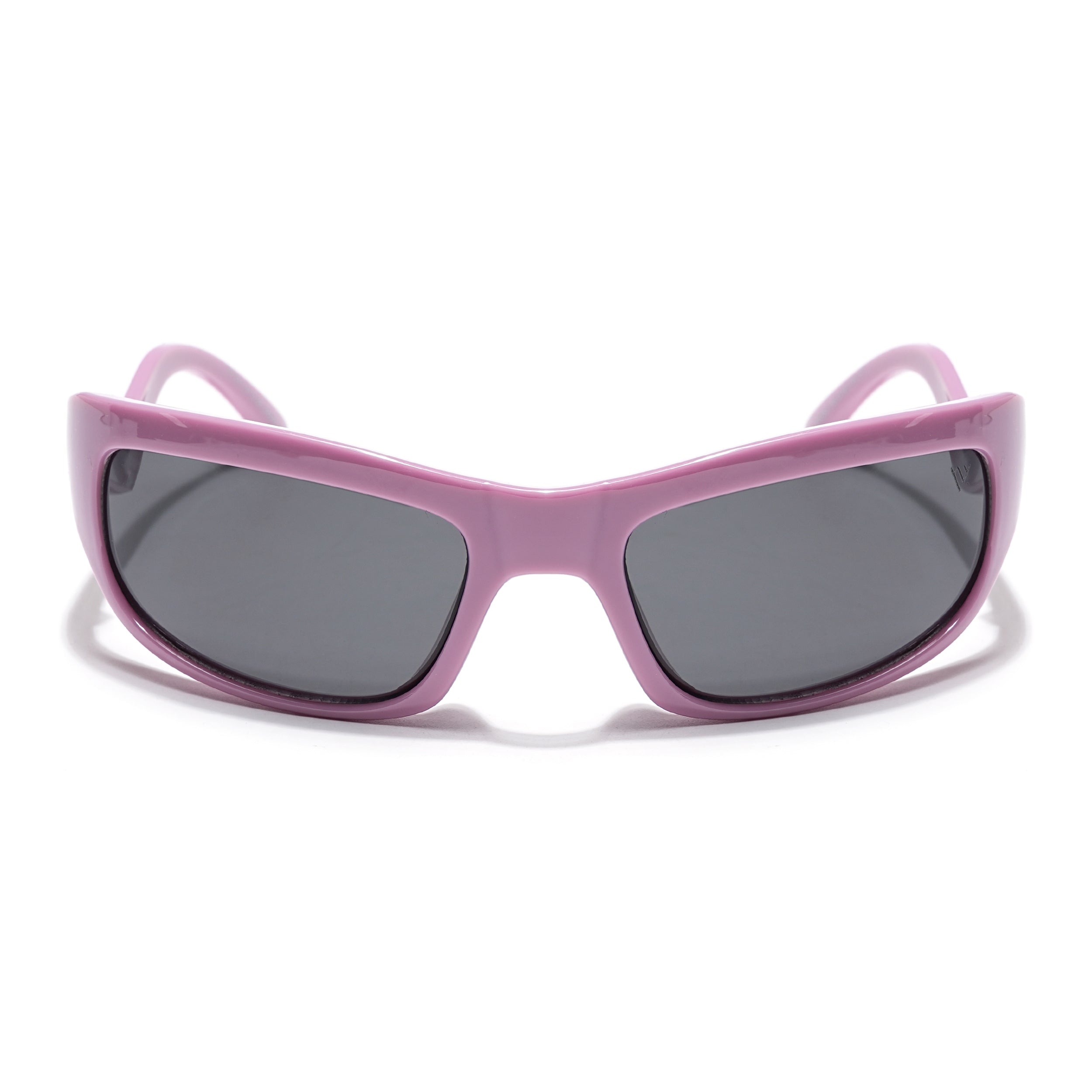 Wrap Around Sunglasses (Black Lens | Voilet Frame - MG5557)