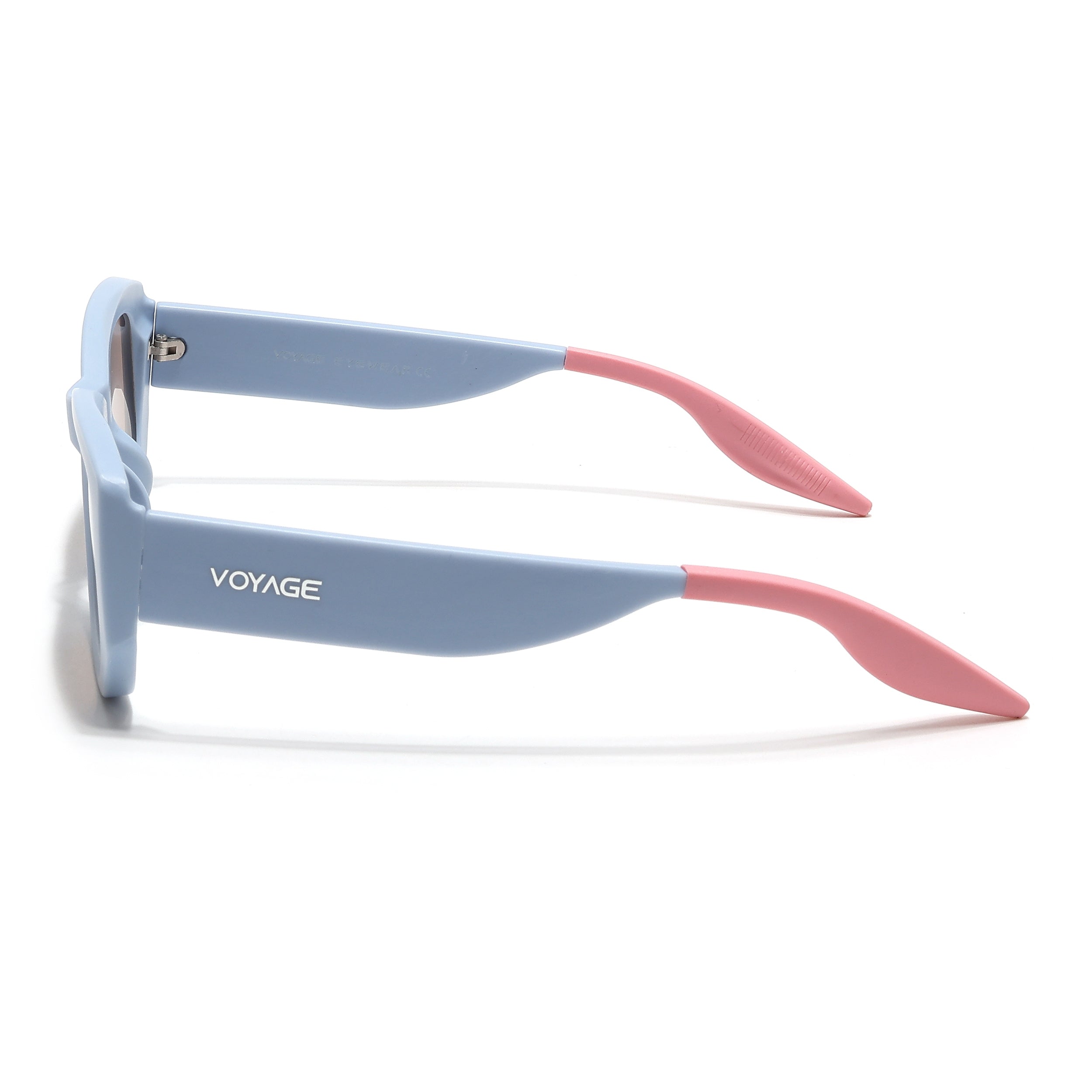 Cosmos | Blue Rectangle Sunglasses | Light Brown Lens - MG6571