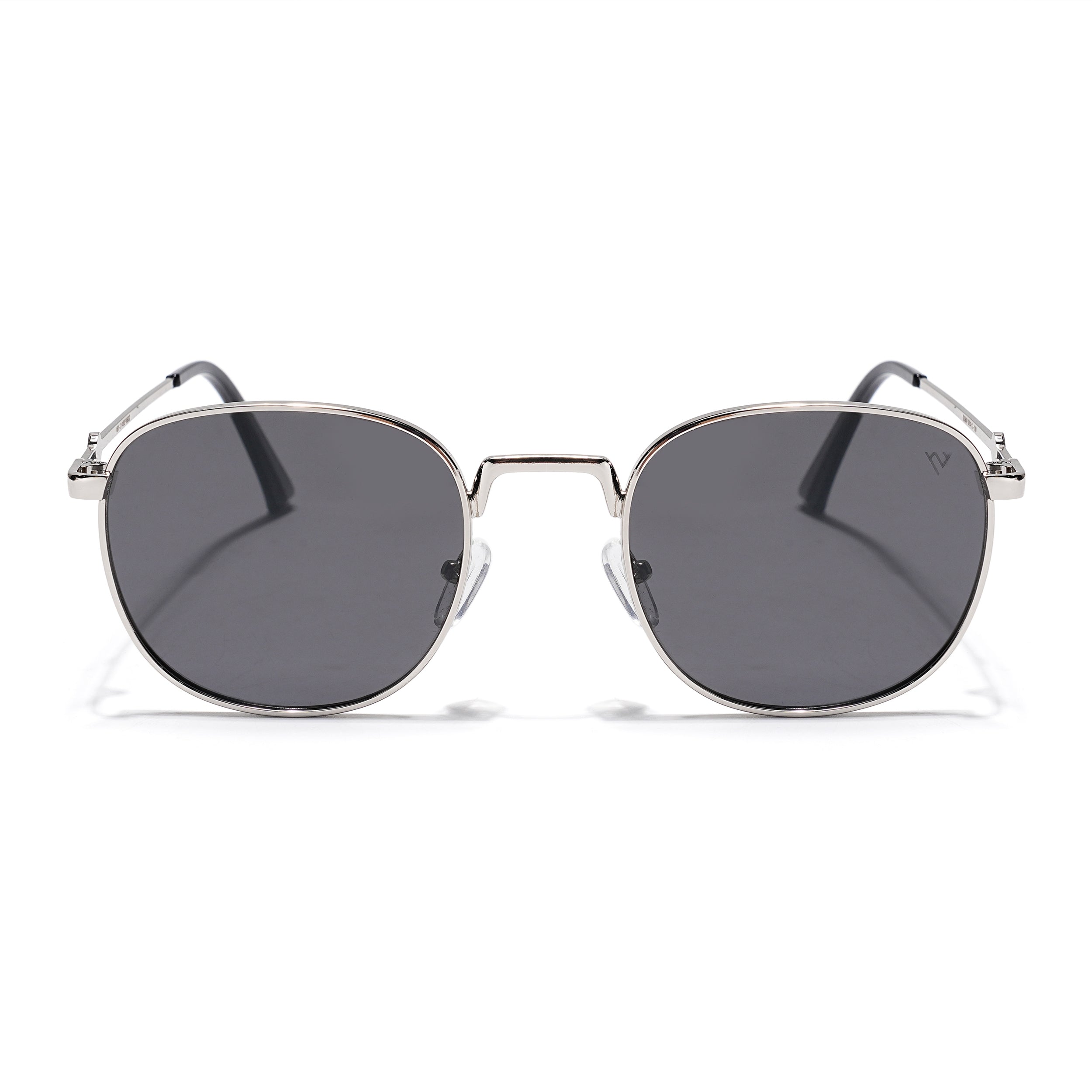 OG 2.0 | Black & Silver Polarized Round Sunglasses | PMG4112