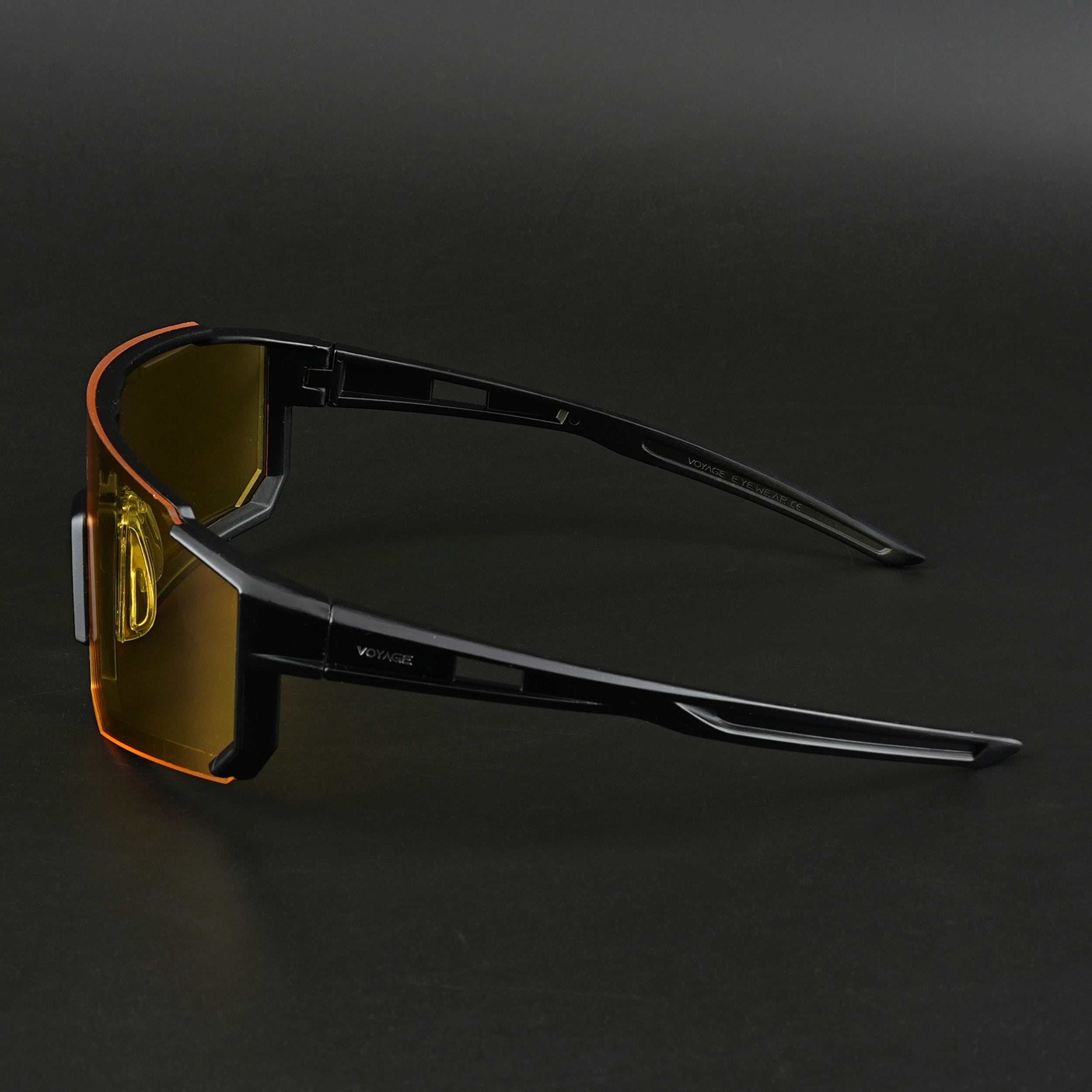 Drift Sunglasses (Yellow Lens | Black Frame - MG5618)
