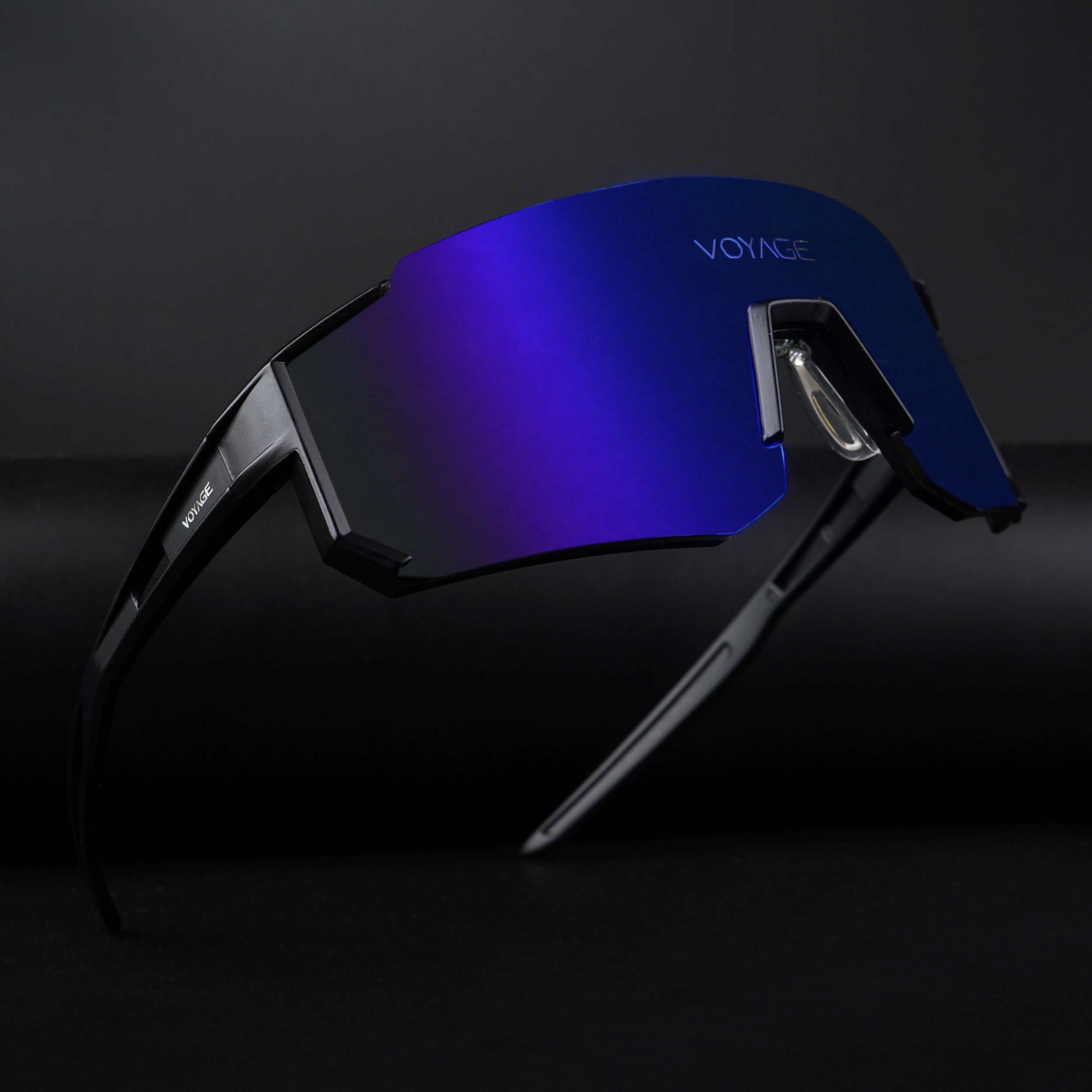 Drift Sunglasses (Blue Lens | Black Frame - MG5619)