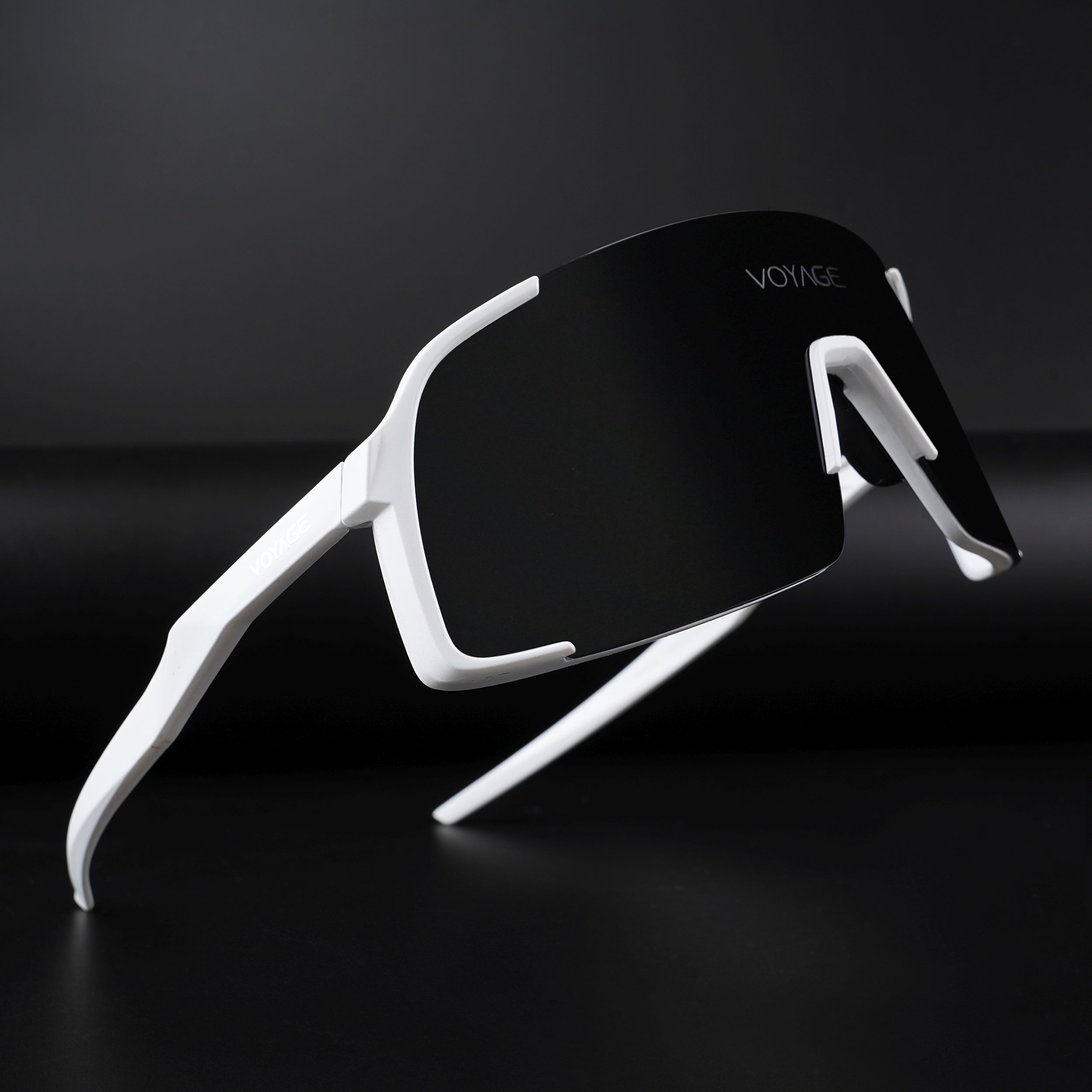 Drift Sunglasses (Black Lens | White Frame - MG5628)