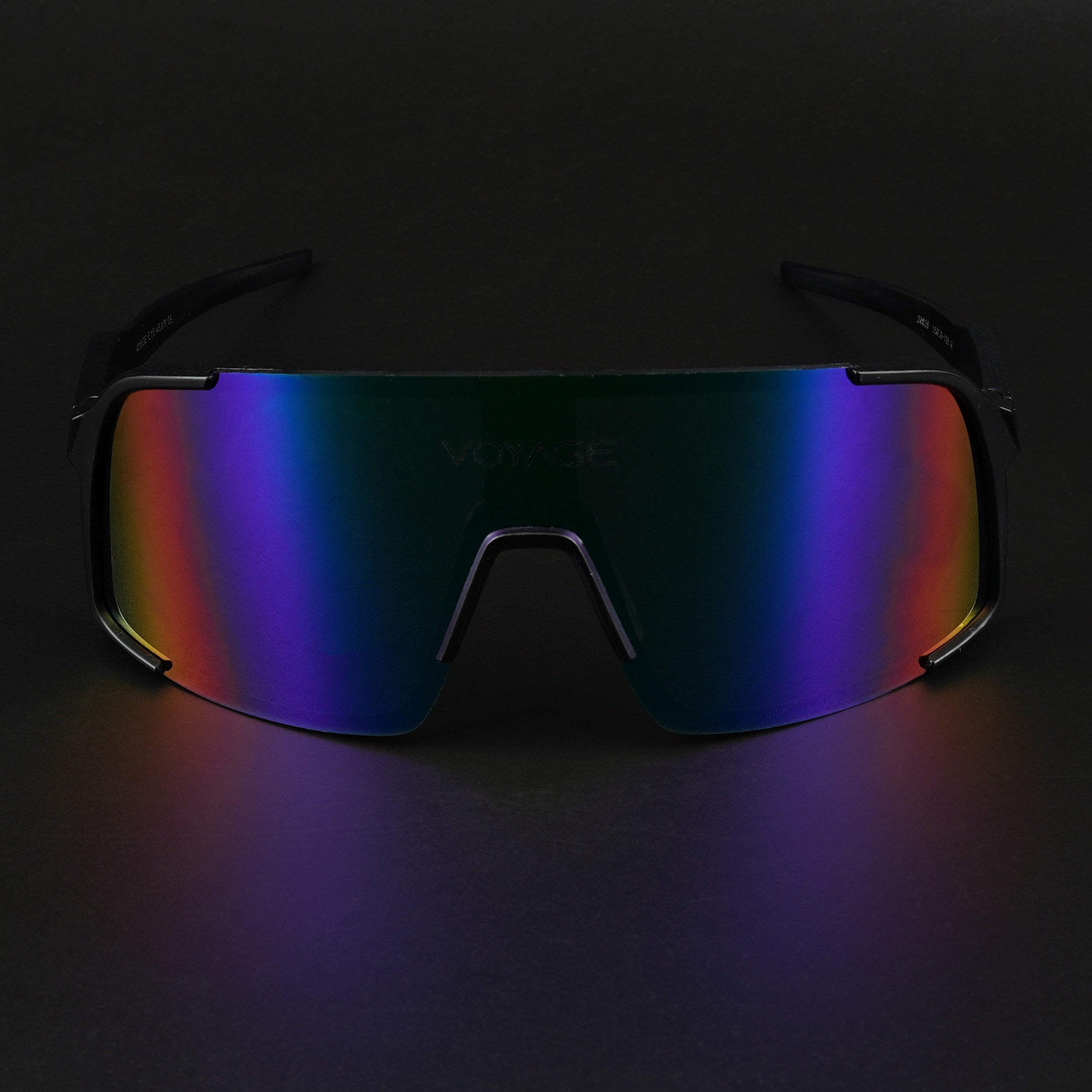 Drift Sunglasses (Multicolor Lens | Black Frame - MG5631)