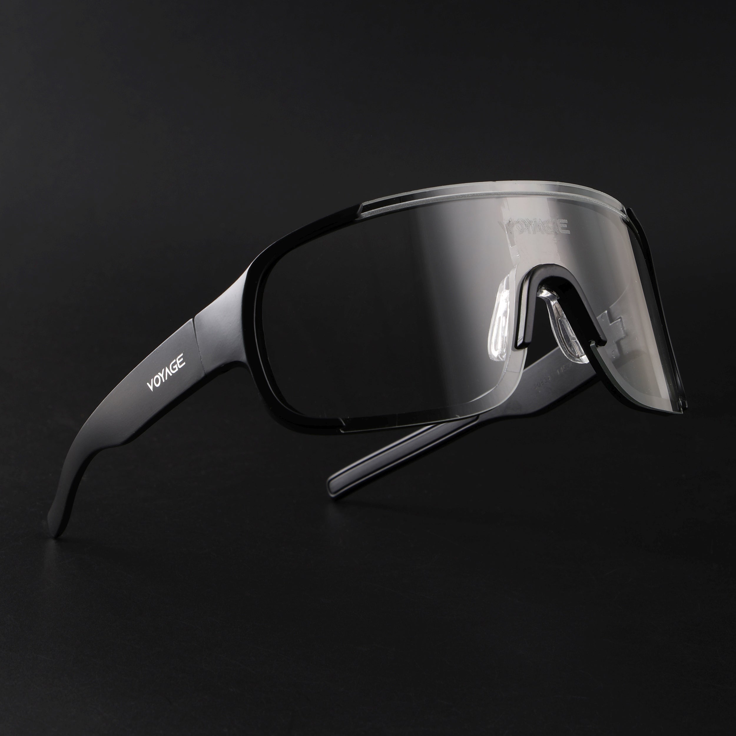 Drift Sunglasses (Clear Lens | Black Frame - MG5515)