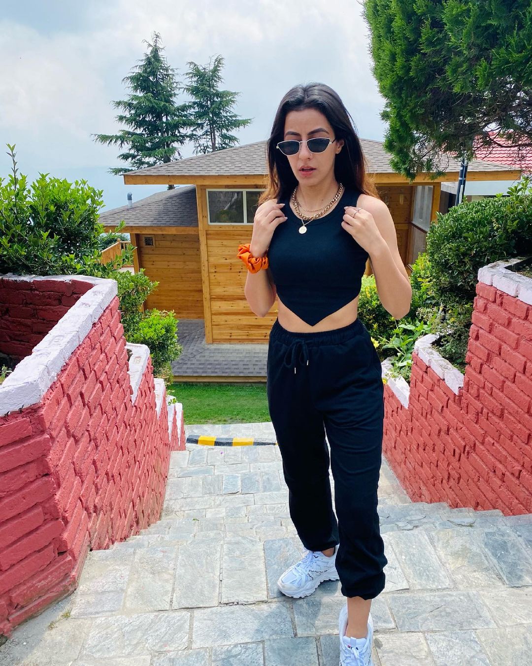 Black Silver Cateye Sunglasses MG3448