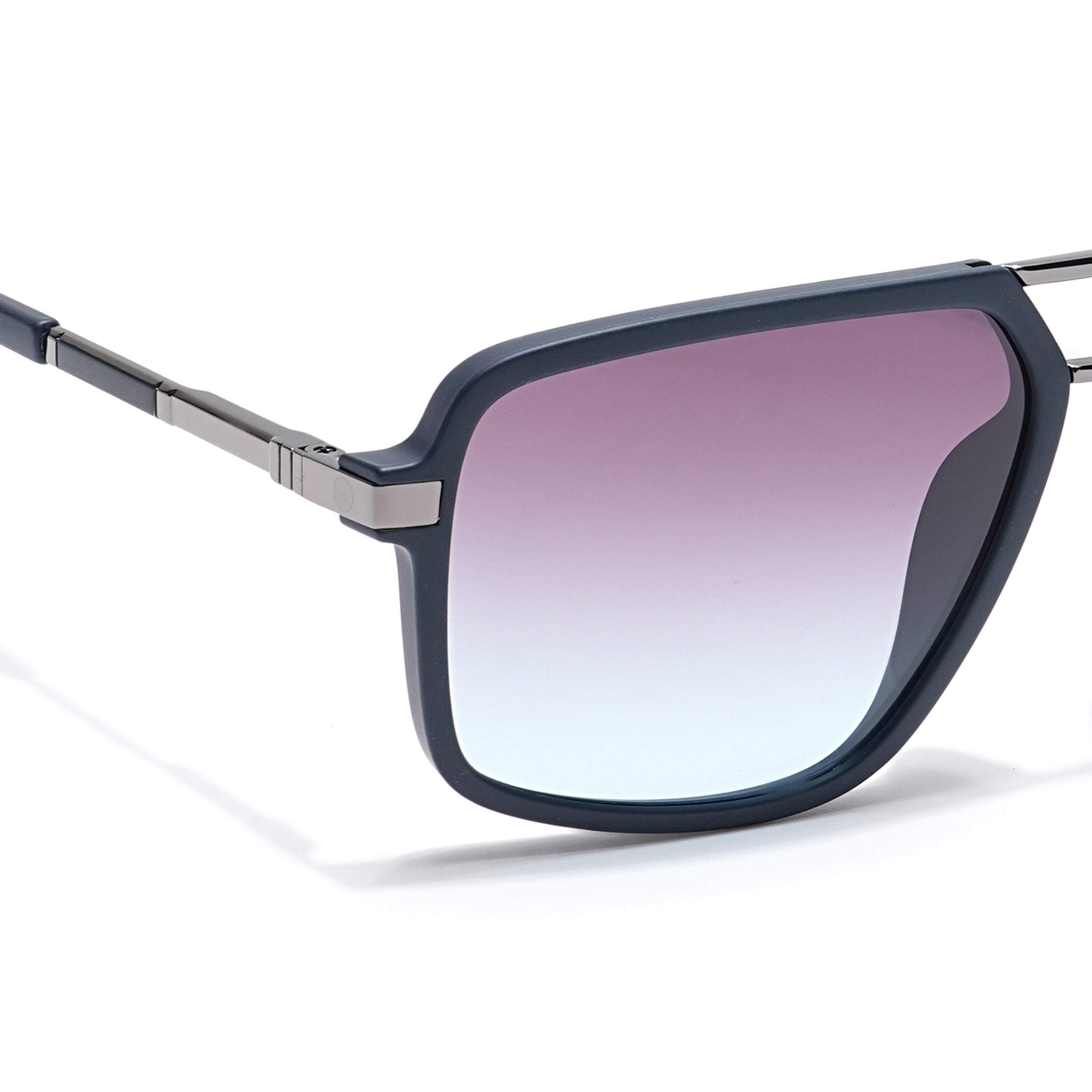 Voyage Select Wayfarer Sunglasses (Grey & Clear Lens | Navy Blue Frame - SLPMG6212)