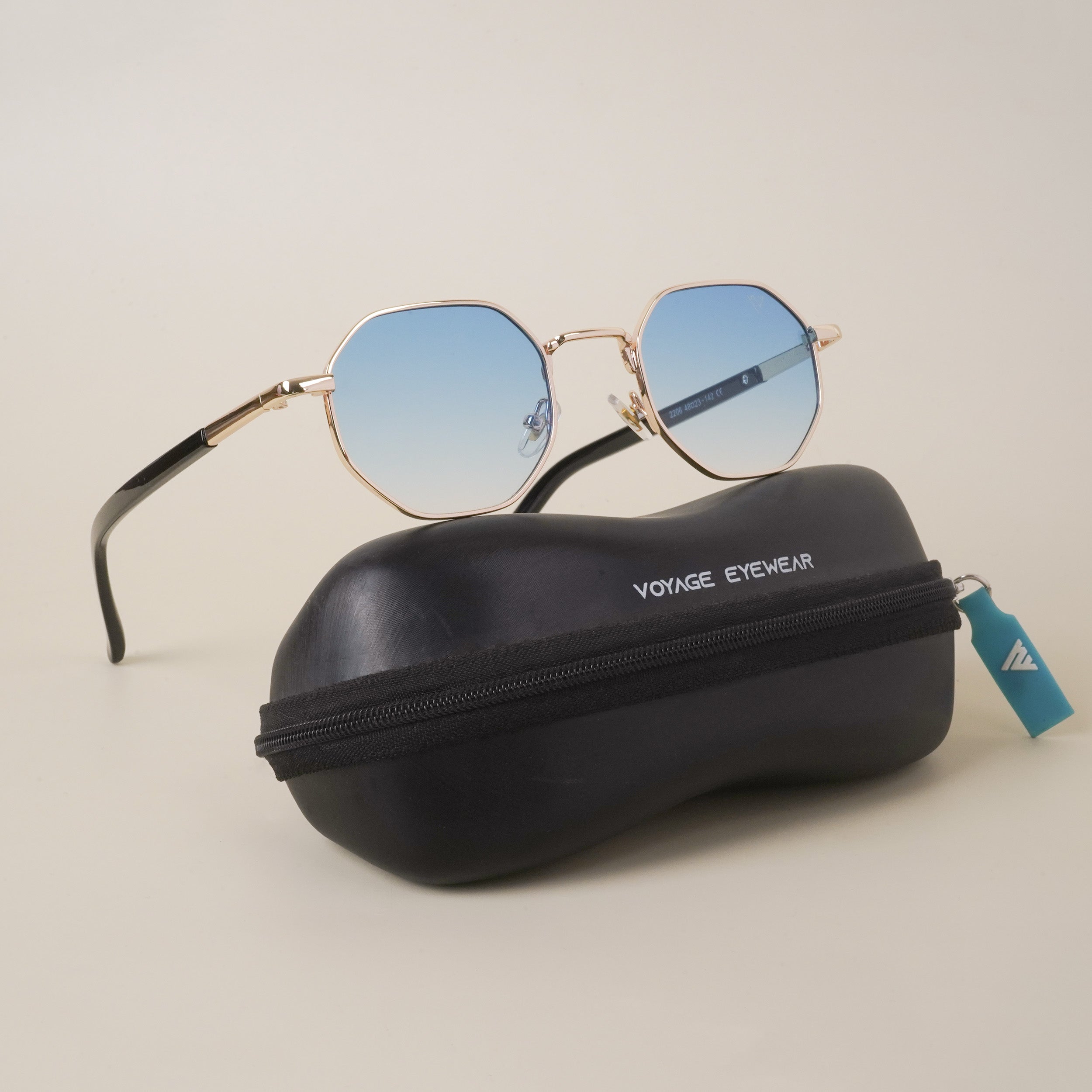 Voyage Blue Geometric Sunglasses MG3773