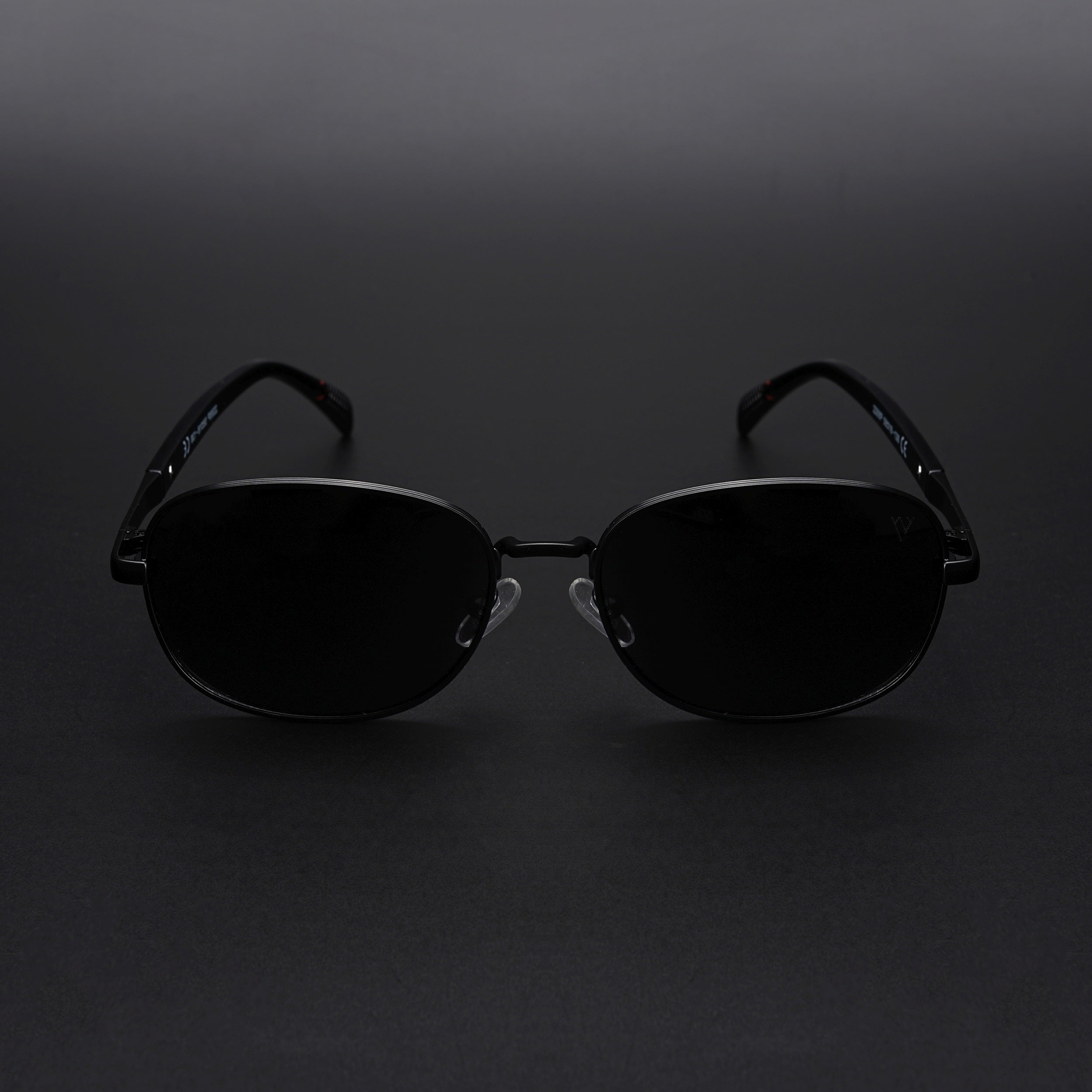 Dash | Black Polarized Unisex Sunglasses | Black Lens - PMG5847