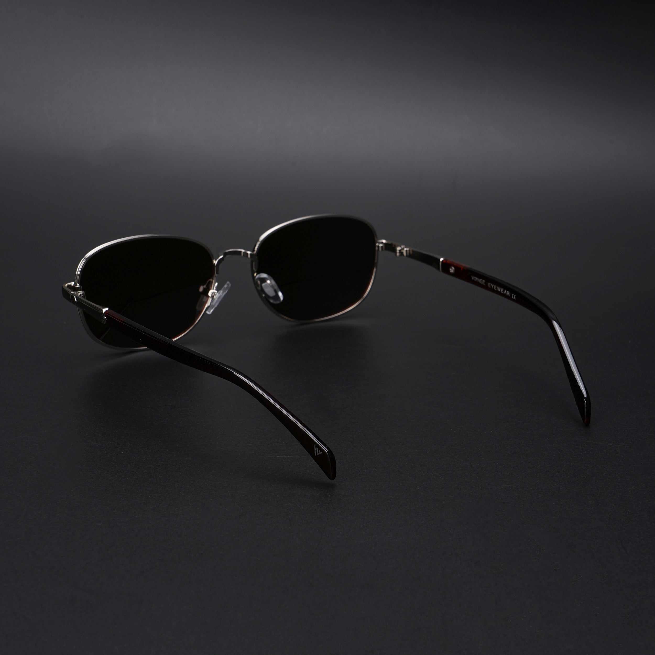 Dash | Silver Polarized Unisex Sunglasses | Brown Lens - PMG5849