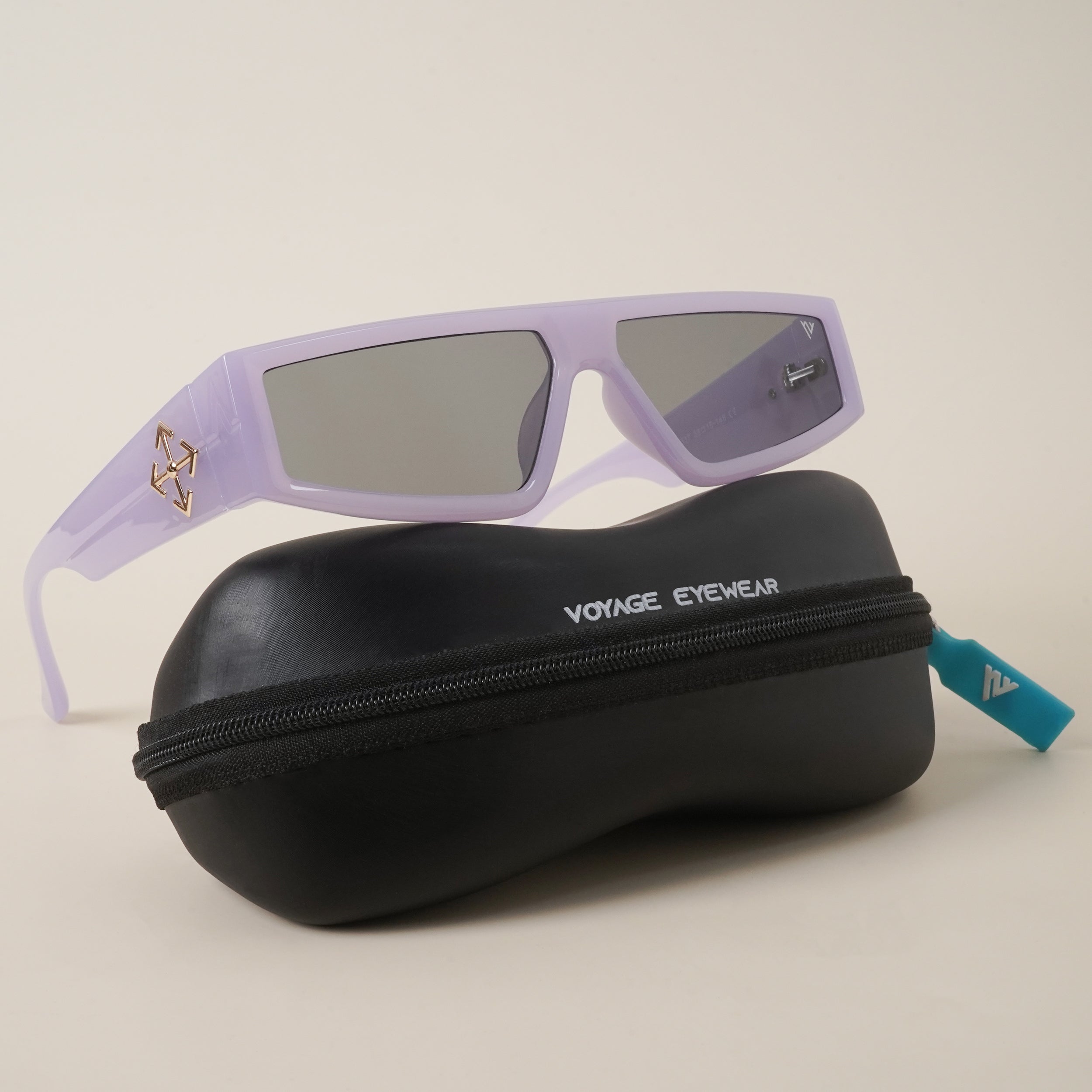 Voyage Purple Rectangle Sunglasses (2337MG3874)