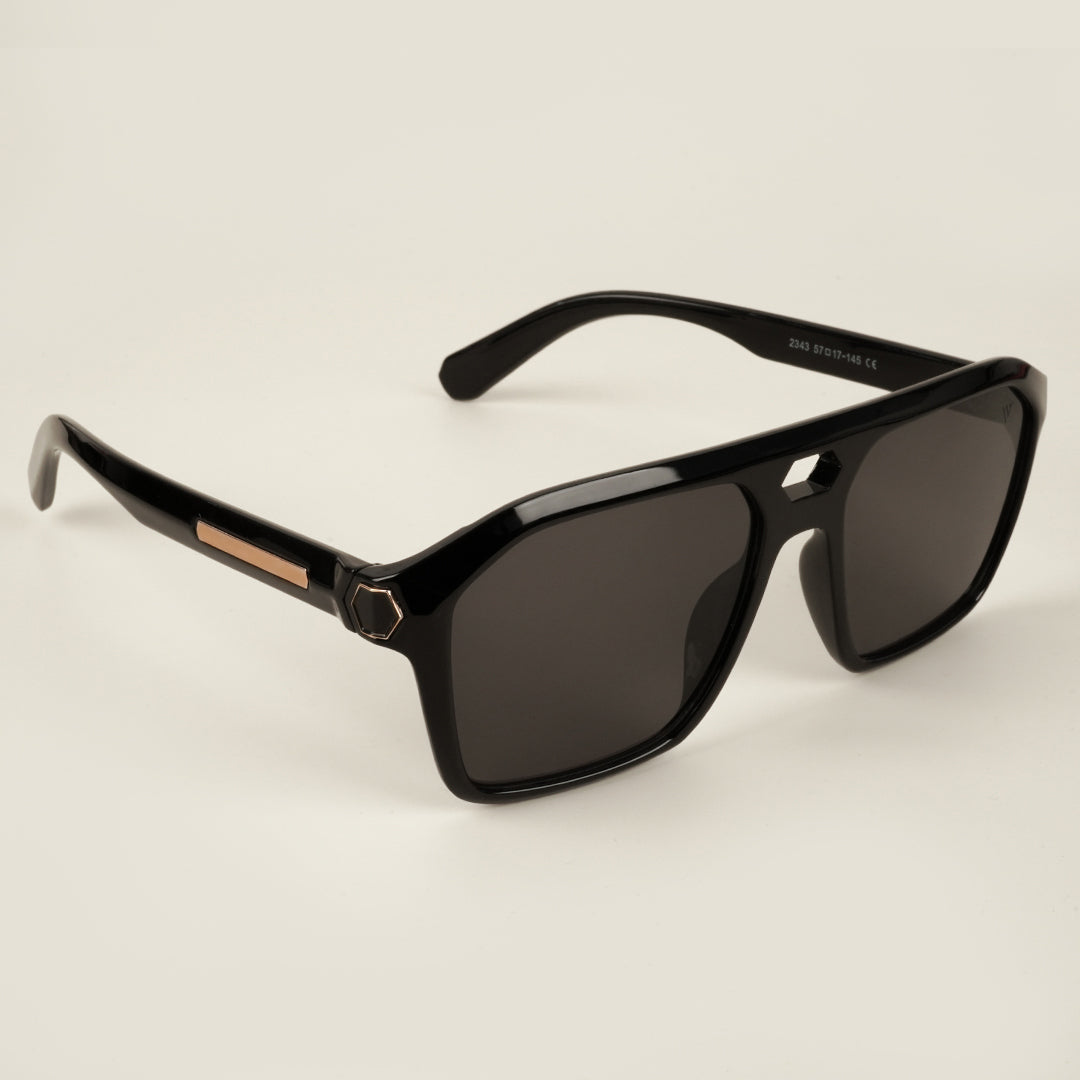 Voyage Black Wayfarer Sunglasses for Men & Women - MG4098