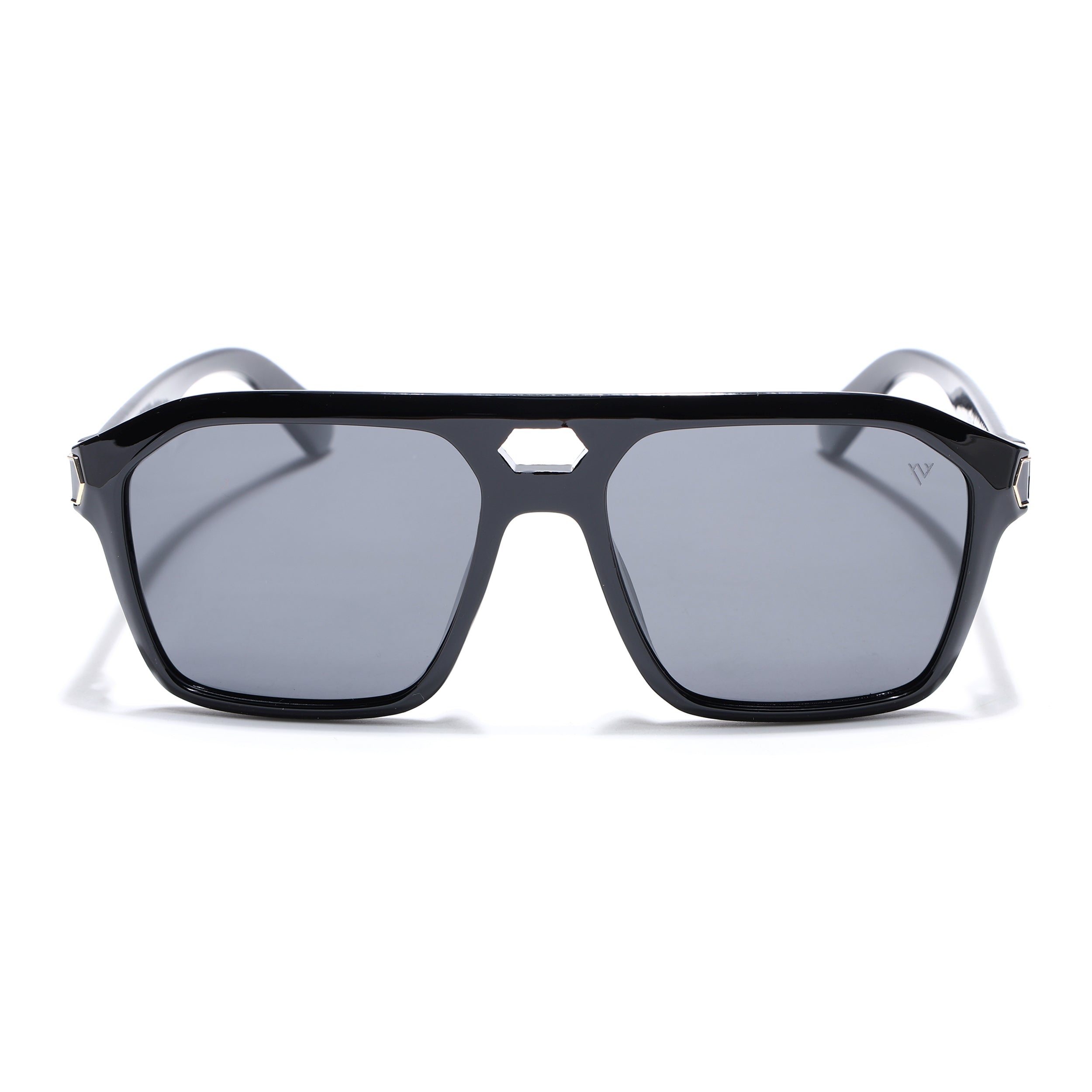 Ridge | Shine Black Polarized Wayfarer Sunglasses - PMG4346