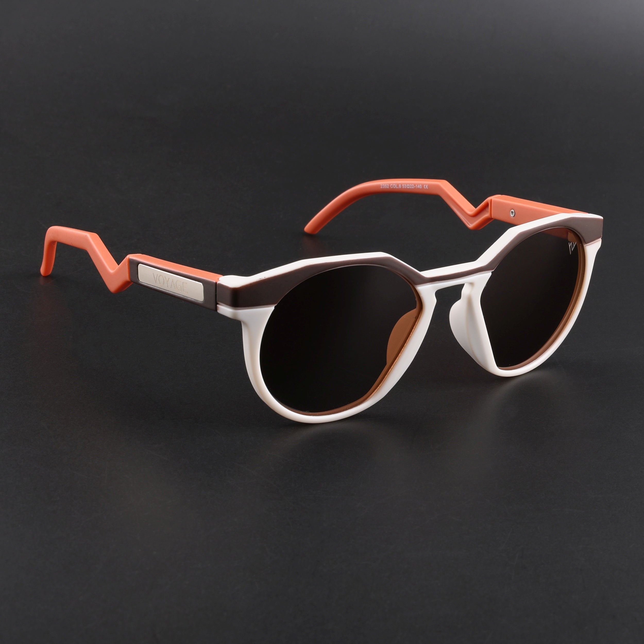 Radar | Classic Brown & Cream Polarized Sunglasses | Brown Lens - PMG6568