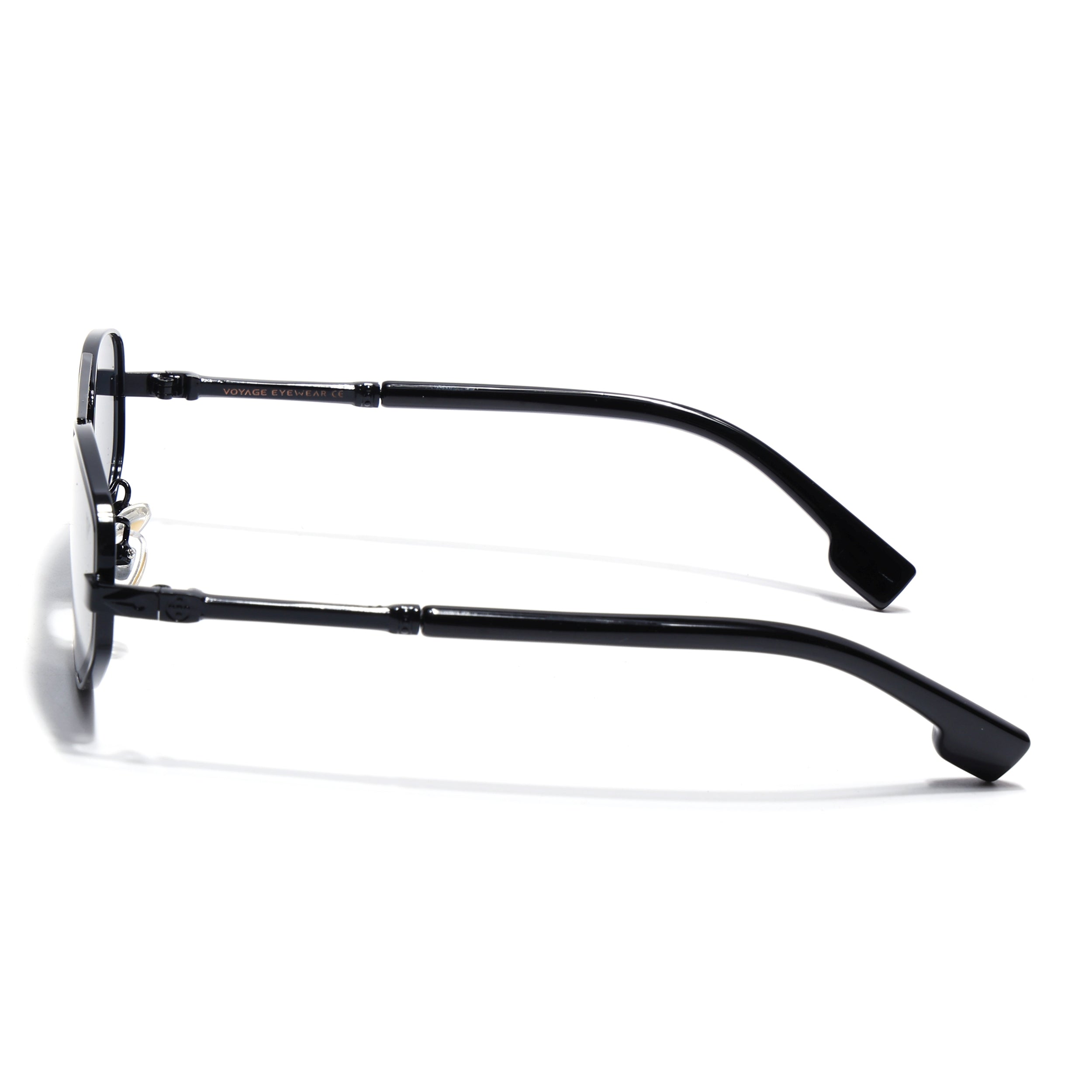 Rectangle Sunglasses for Men & Women (Black Lens | Black Frame - MG7519)