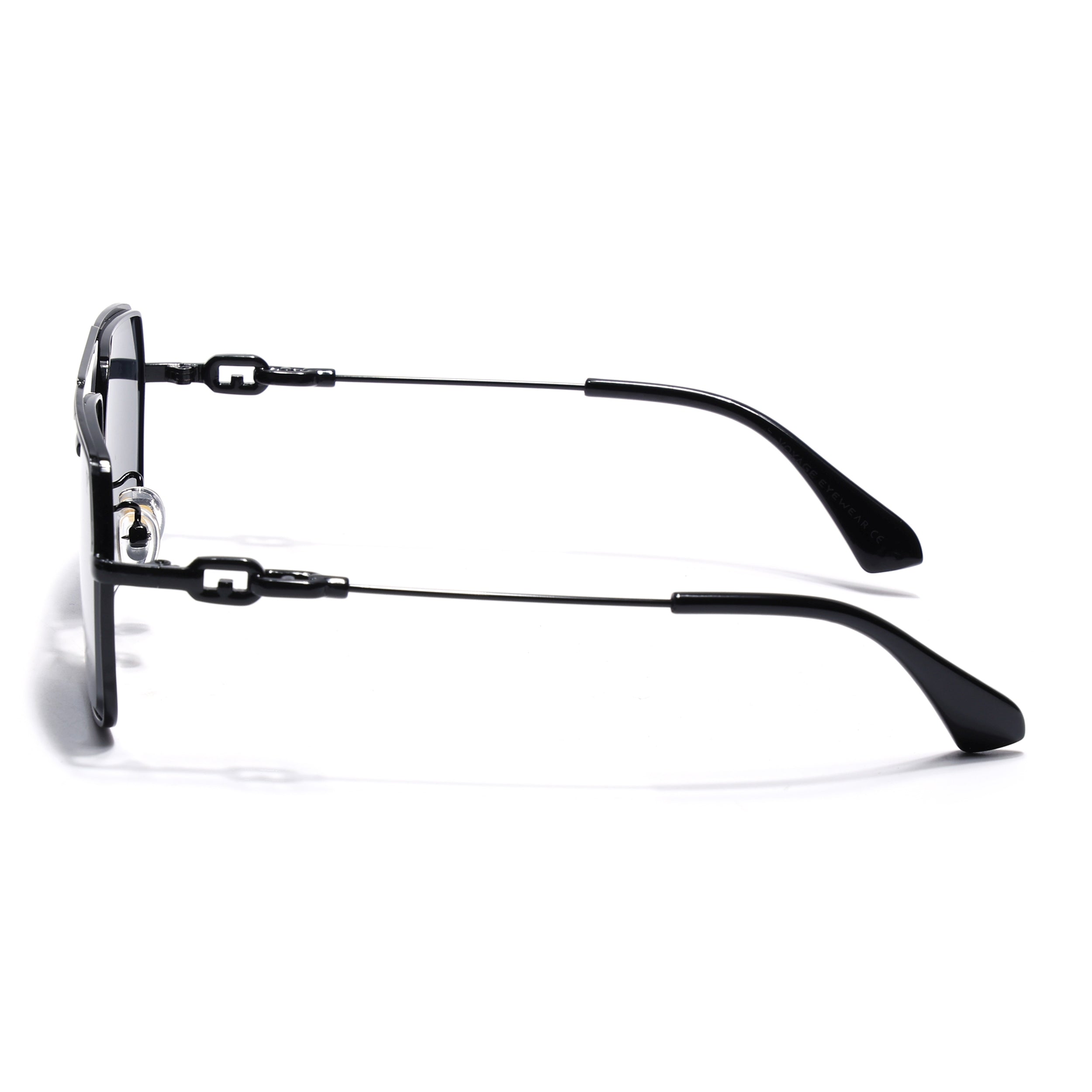 Wayfarer Sunglasses for Men & Women (Black Lens | Black Frame - MG7530)