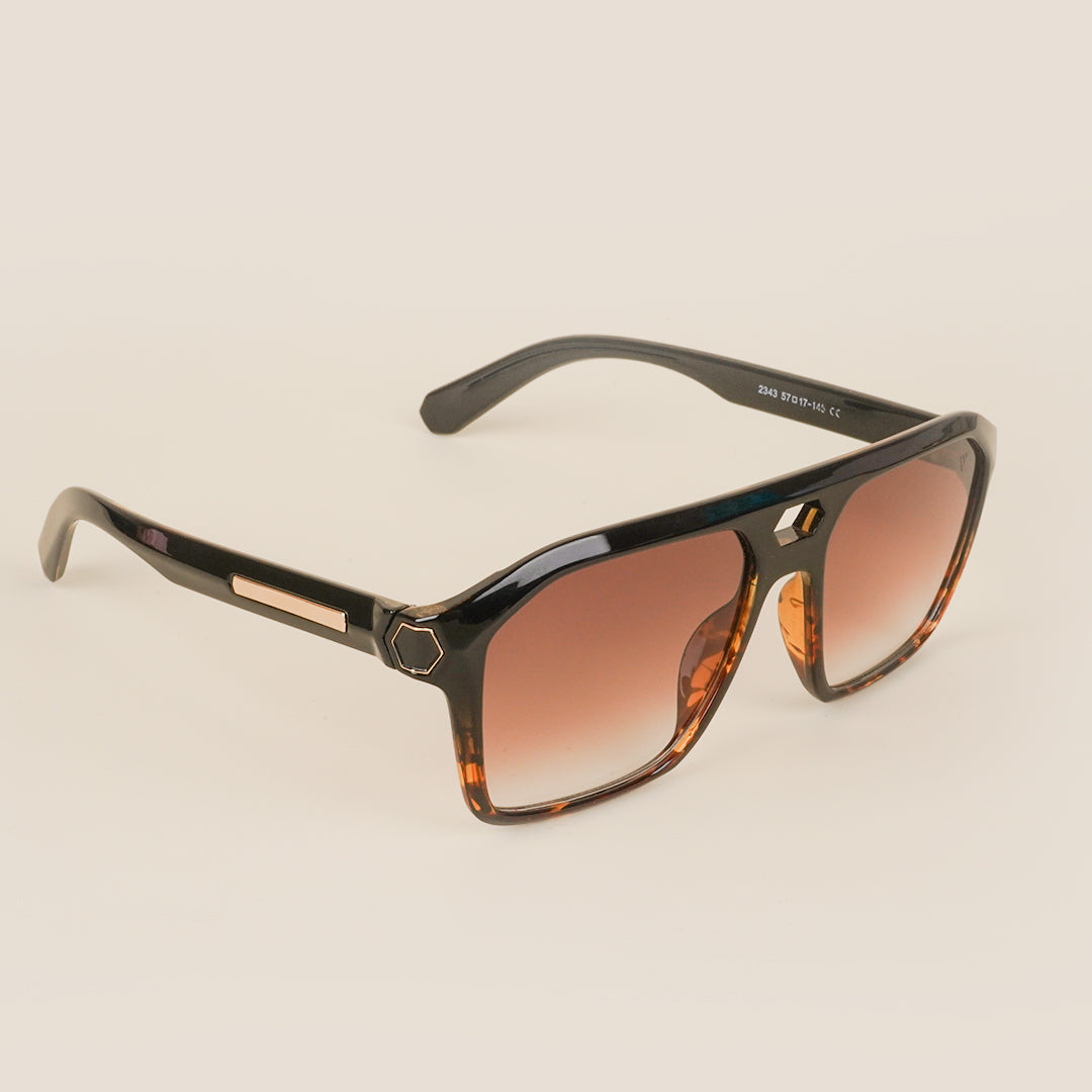 Voyage Brown & Clear Wayfarer Sunglasses for Men & Women - MG4099