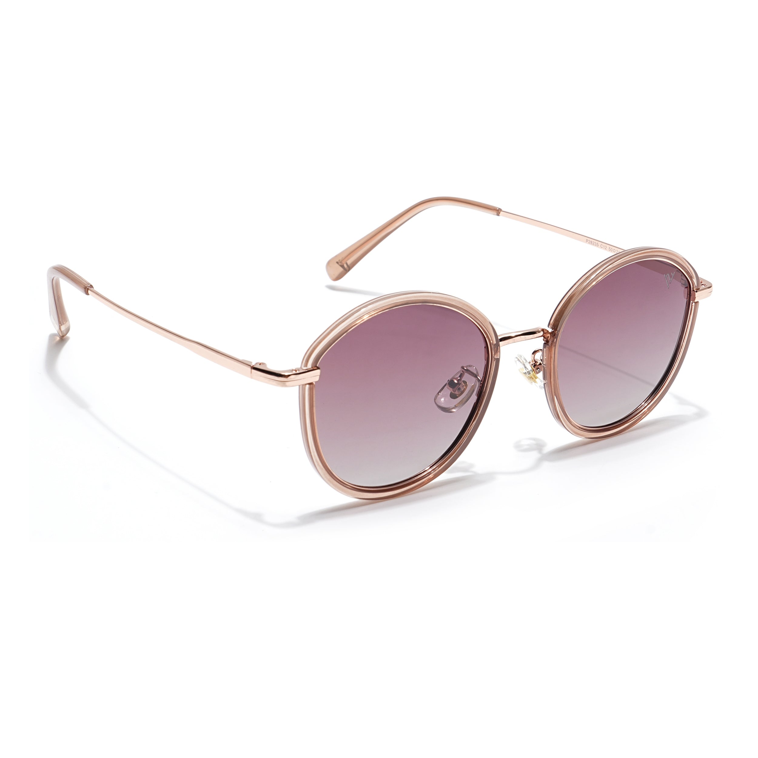 Voyage Select Round Sunglasses (Brown & Clear Lens | Brown Frame - SLPMG6221)
