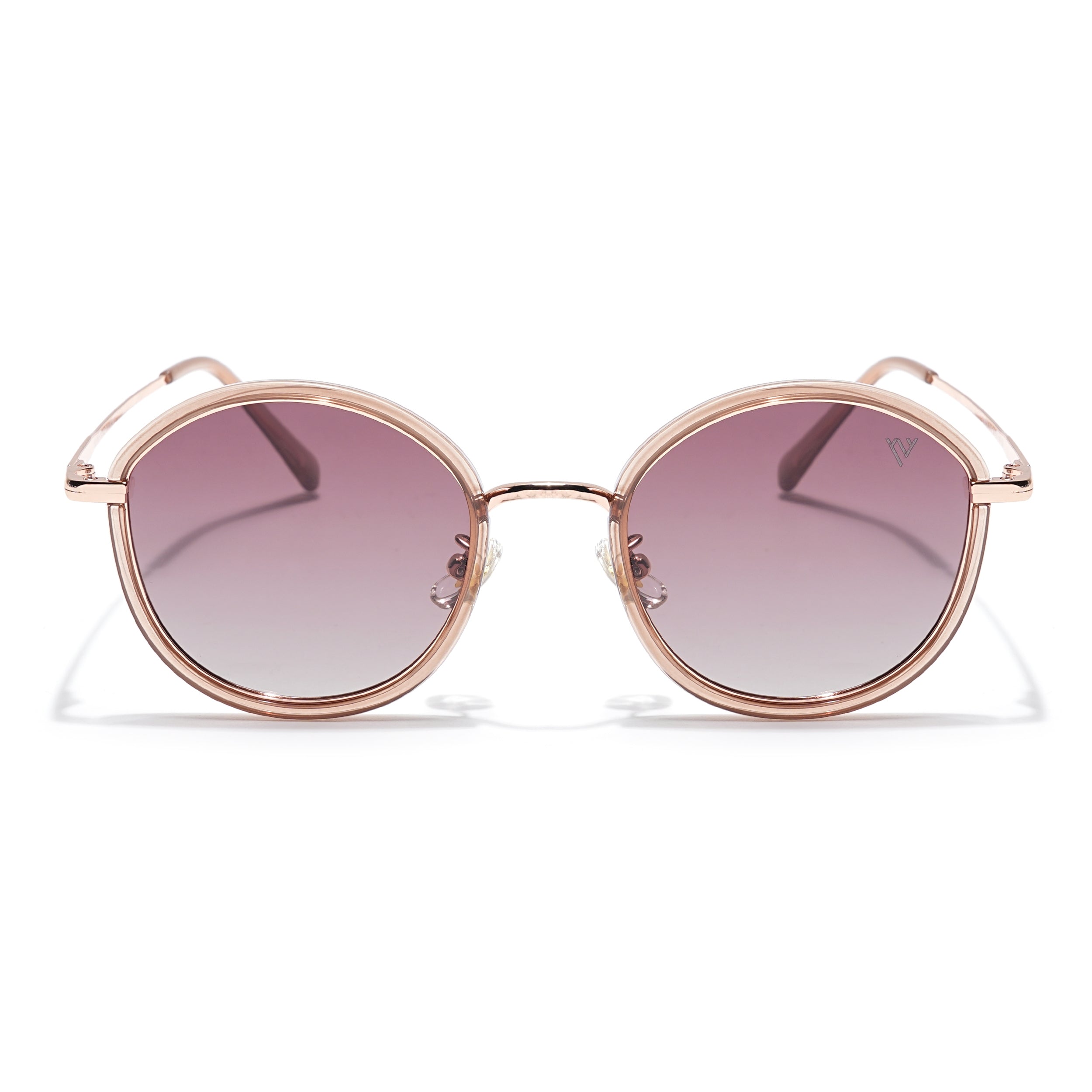 Voyage Select Round Sunglasses (Brown & Clear Lens | Brown Frame - SLPMG6221)