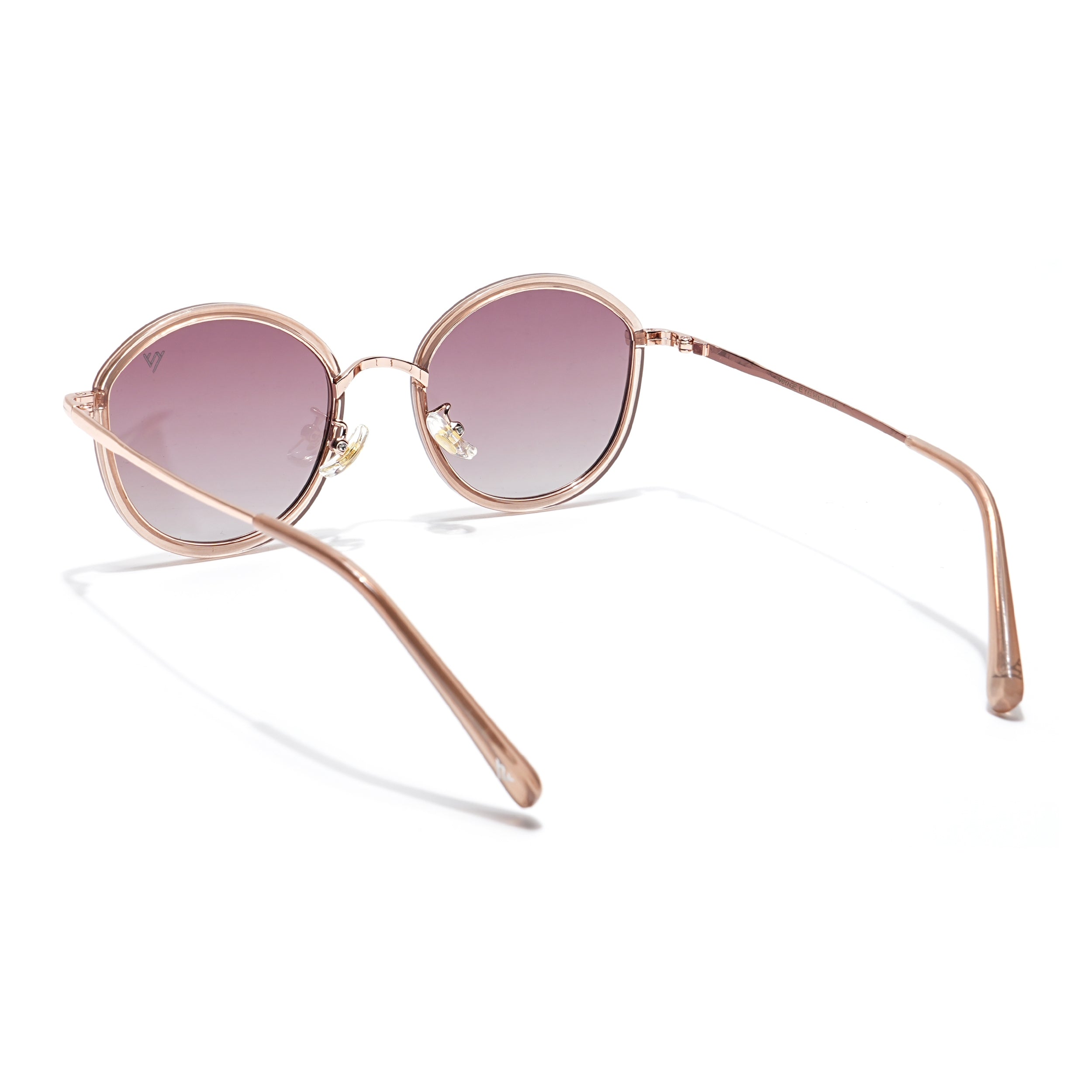 Voyage Select Round Sunglasses (Brown & Clear Lens | Brown Frame - SLPMG6221)