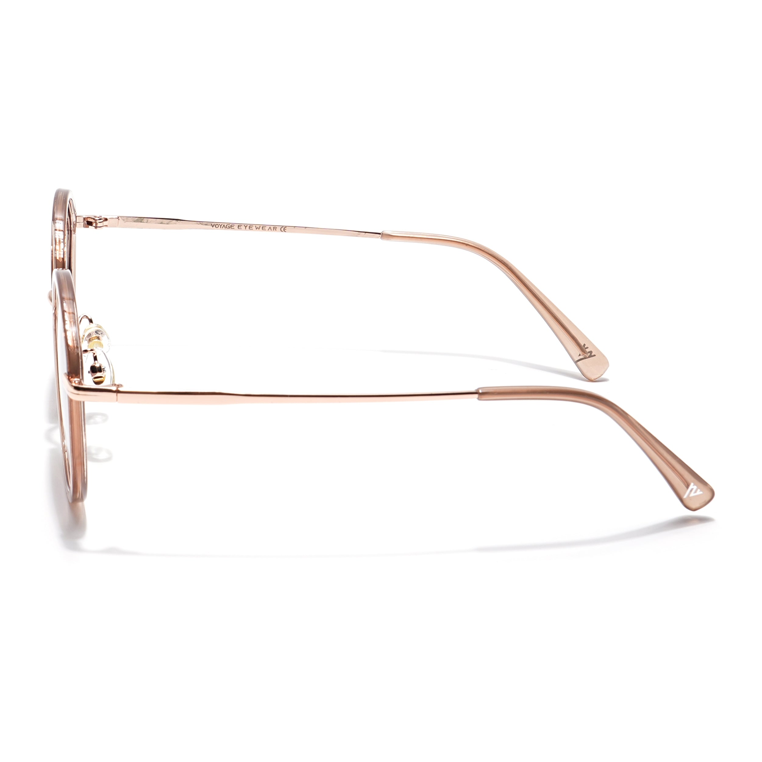 Voyage Select Round Sunglasses (Brown & Clear Lens | Brown Frame - SLPMG6221)