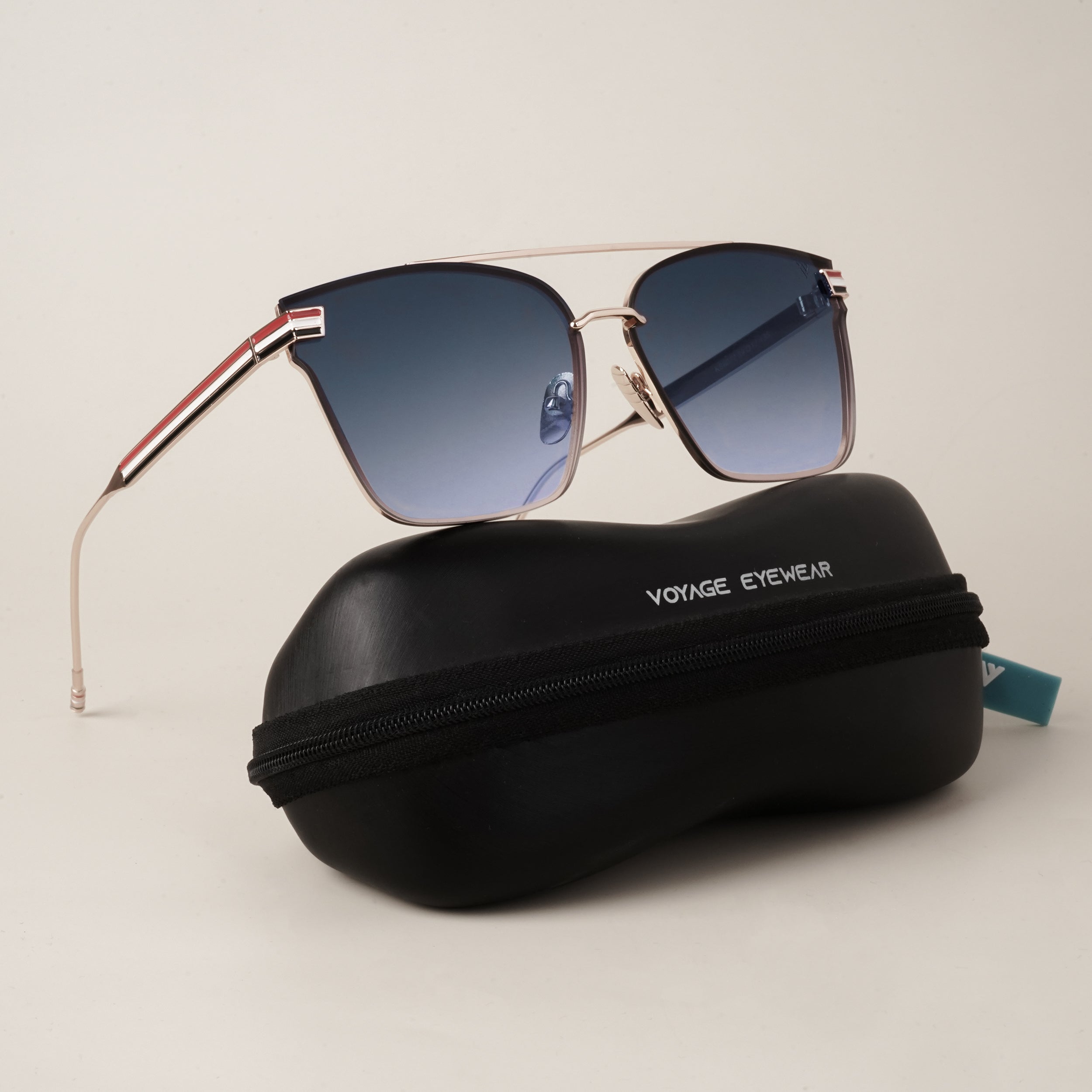 Voyage Wayfarer Black Sunglasses MG2828
