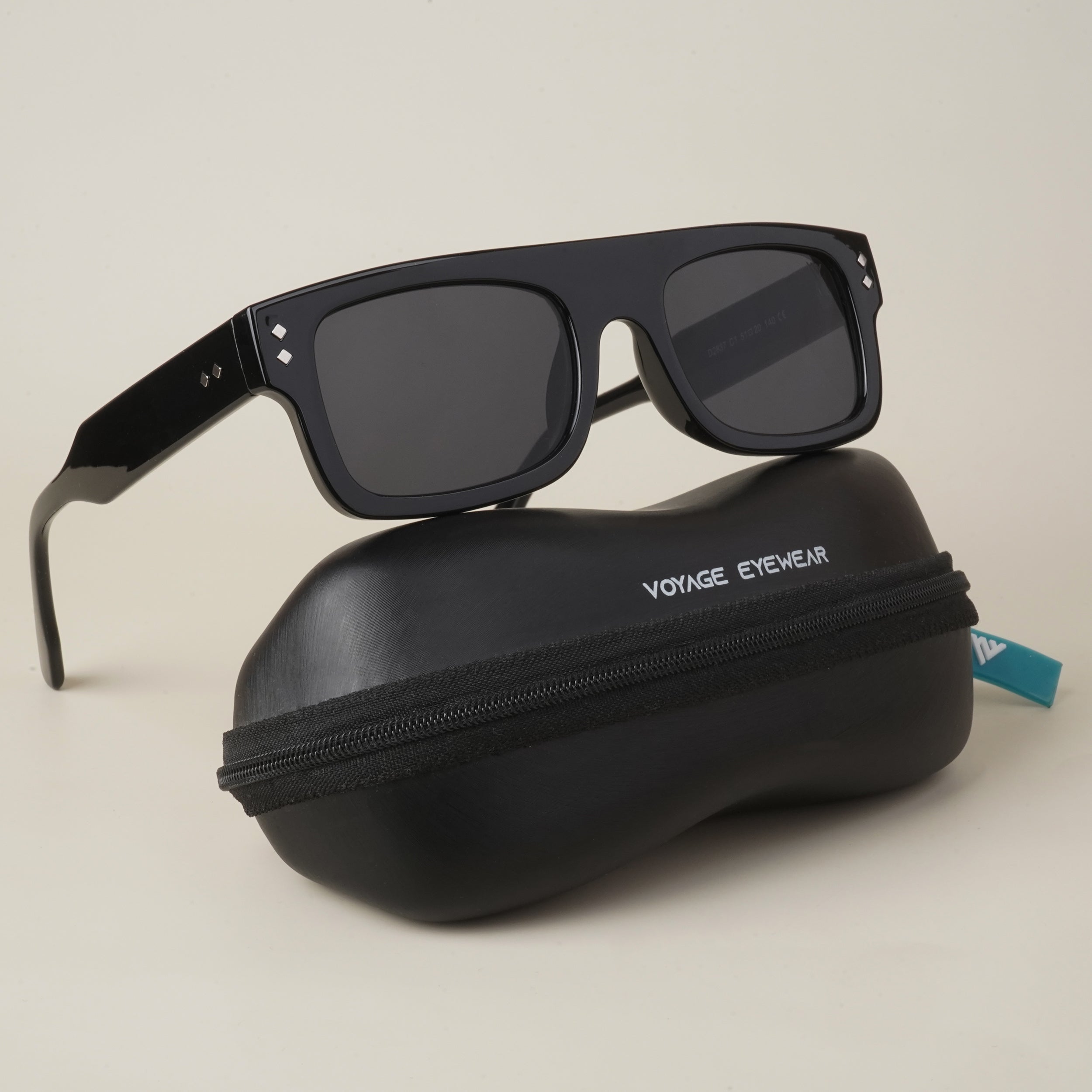 Voyage Black Wayfarer Sunglasses - MG3869