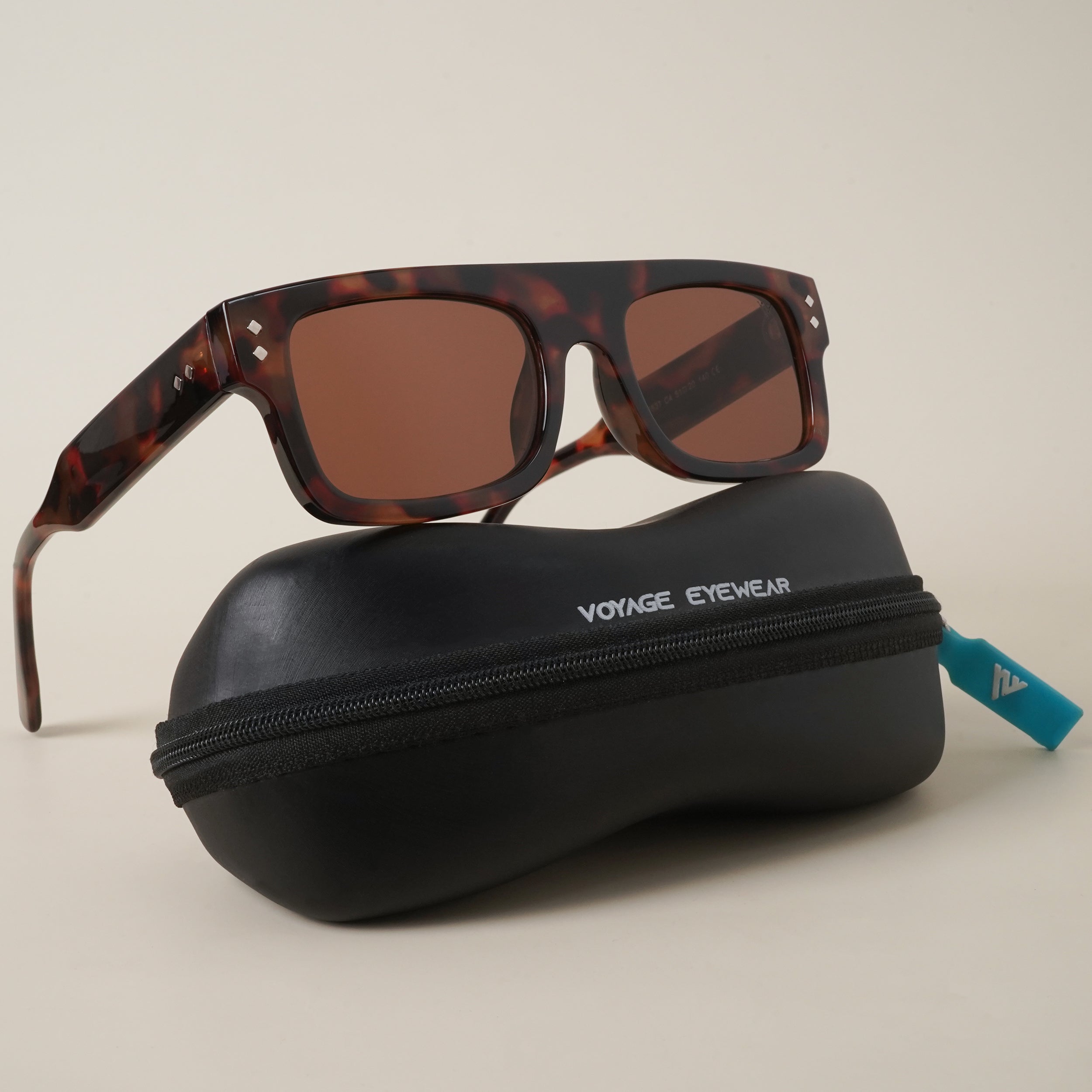 Voyage Brown Wayfarer Sunglasses (2837MG3870)