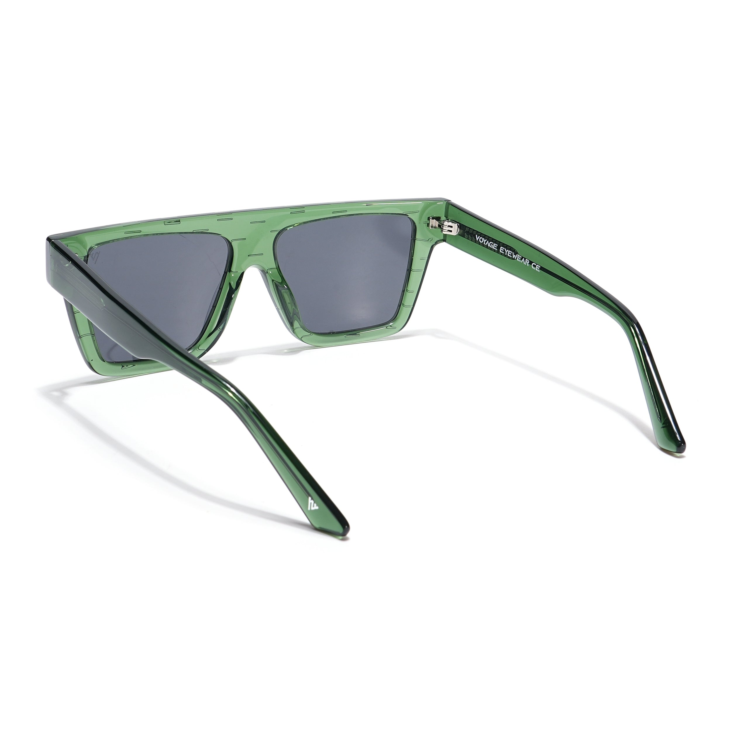 Voyage Select Wayfarer Sunglasses (Black Lens | Green Frame - SLPMG5866)