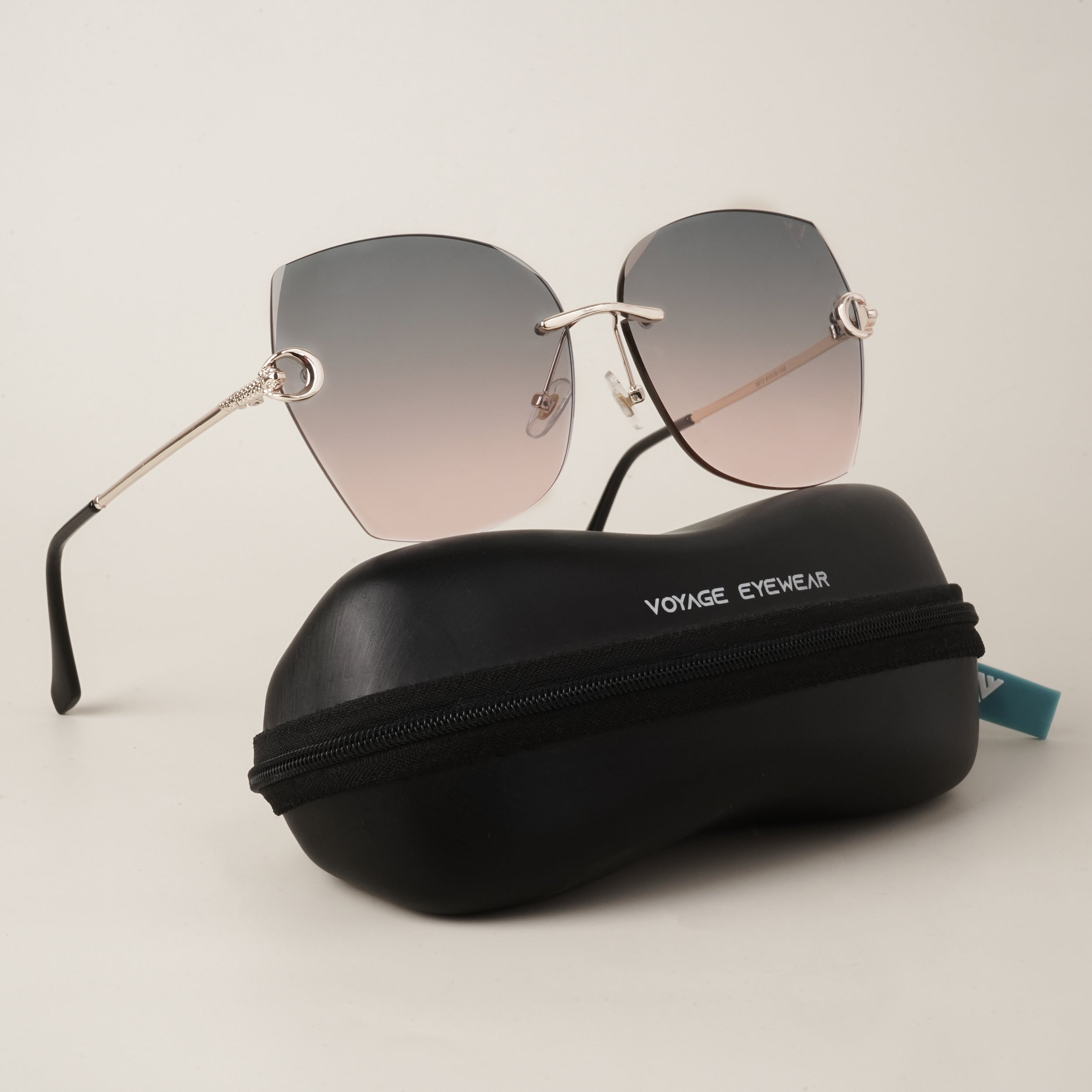 Voyage Blue and Pink Over Size Sunglasses MG2877